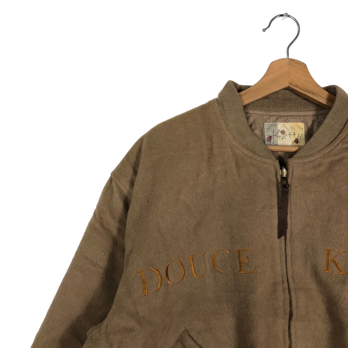 Japanese Brand 🔥Vintage Bomber Varsity Wool Jacket Ketty Issey Miyake Size US L / EU 52-54 / 3 - 8 Thumbnail