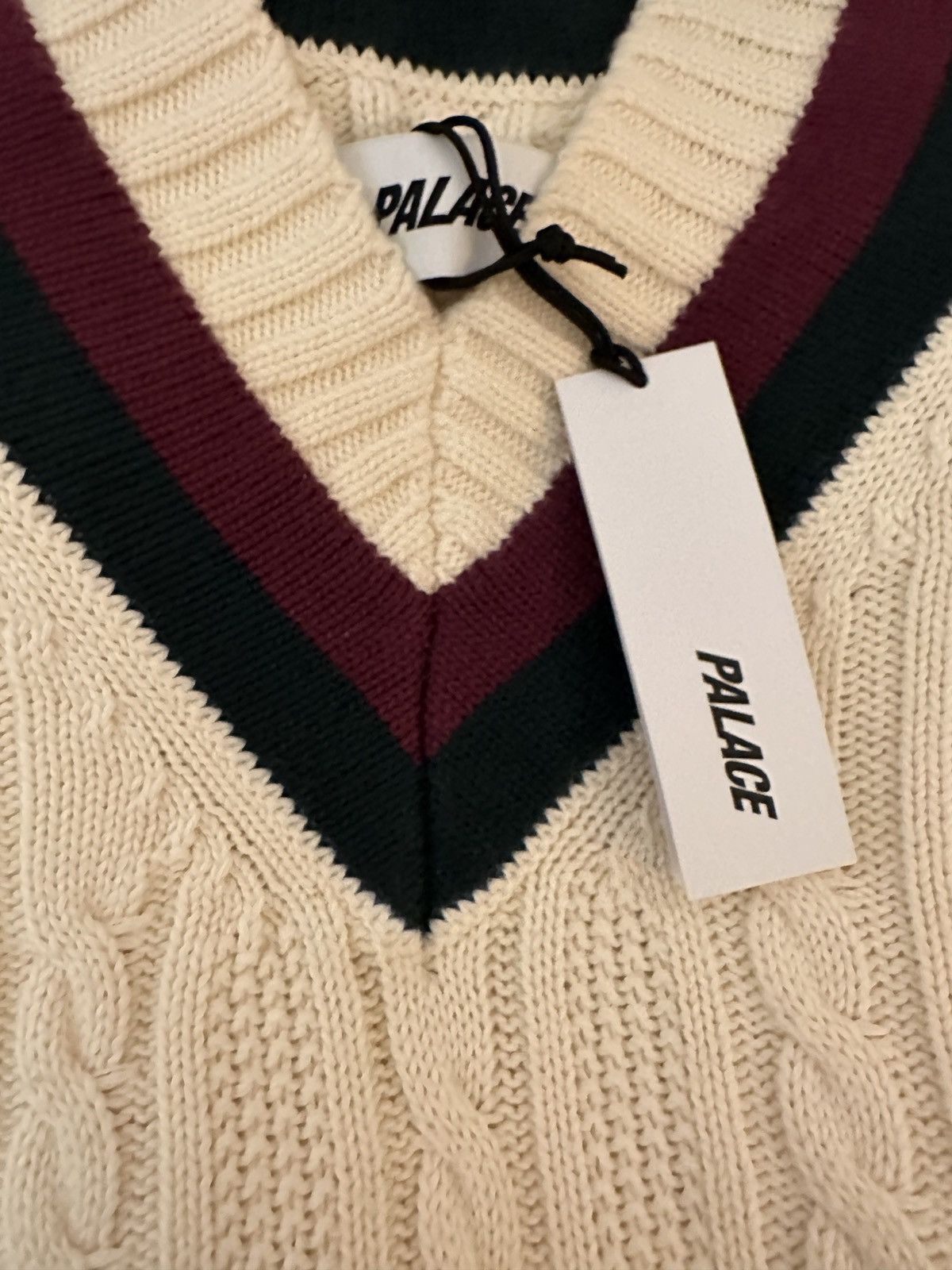 Palace Palace Ecru Cricket Jumper Size US M / EU 48-50 / 2 - 4 Thumbnail