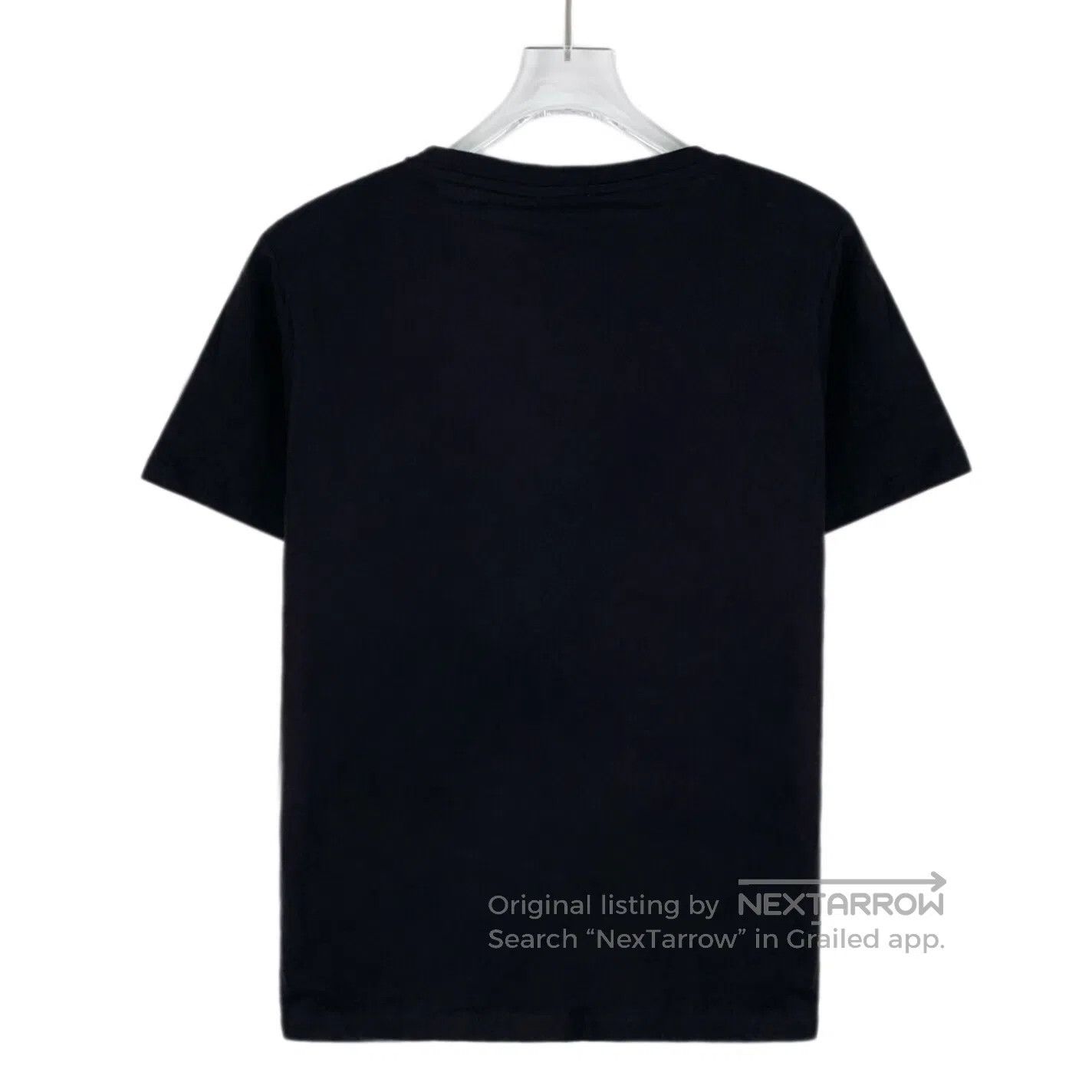 Moschino Moschino Black logo letter gold-embossed printed cotton ro Size S / US 4 / IT 40 - 2 Thumbnail