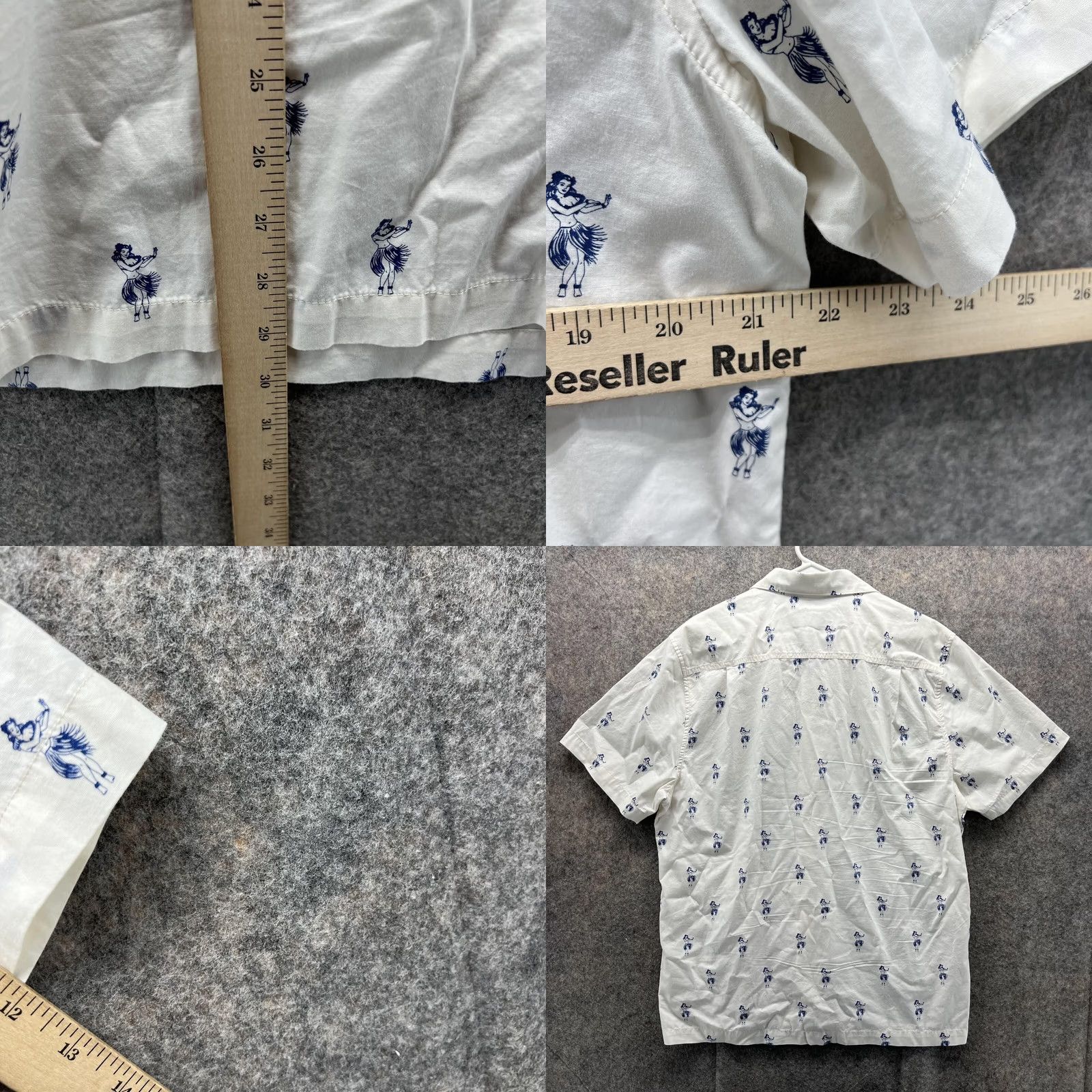 Tommy Bahama Tommy Bahama Shirt Men Large White Casual Button-Down All over Hawaiian Aloha Shirt Size US L / EU 52-54 / 3 - 8 Thumbnail