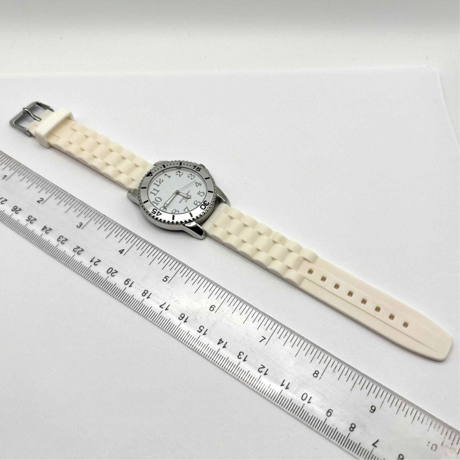 Other White & Silver Retro Men's Watch Size ONE SIZE - 4 Thumbnail