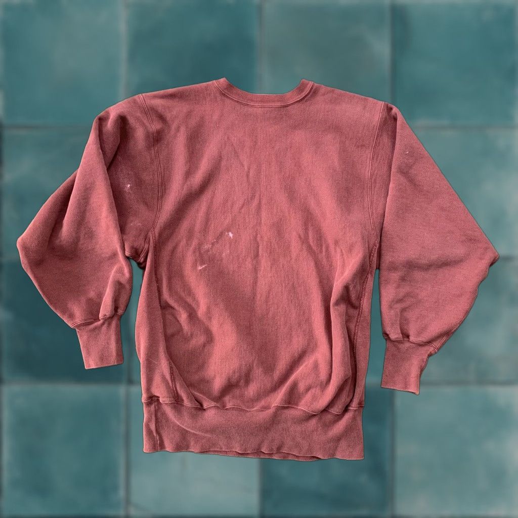 Champion VINTAGE Champion 90s Maroon Reverse Weave Sweatshirt XL Athletic Logo USA Mens Size US XL / EU 56 / 4 - 1 Thumbnail