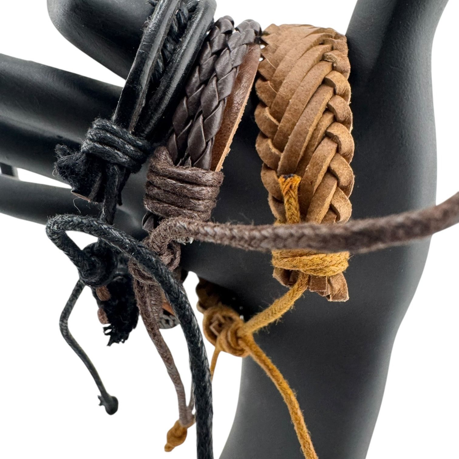 Other Feral Trio Braided Cuffs: Unisex. Adjustable. Unchained Size ONE SIZE - 2 Thumbnail