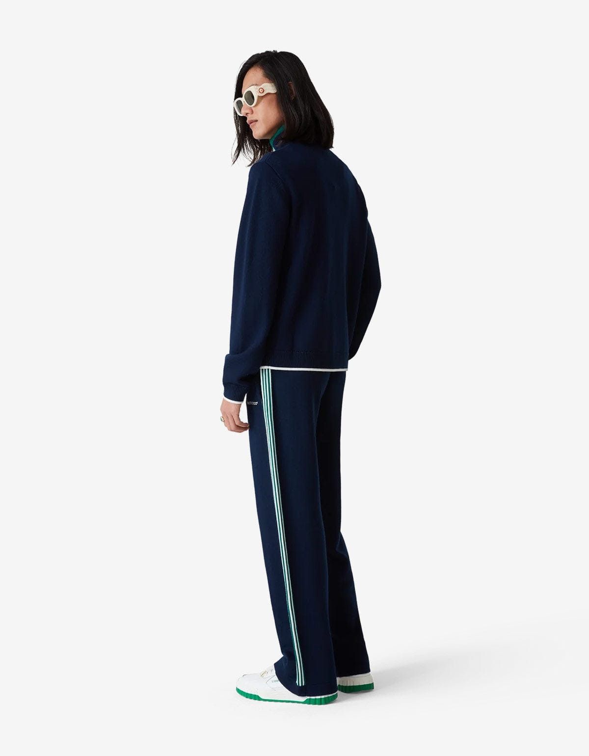 Casablanca Casablanca Navy Blue Knit Tennis Trousers Size US 34 / EU 50 - 4 Thumbnail