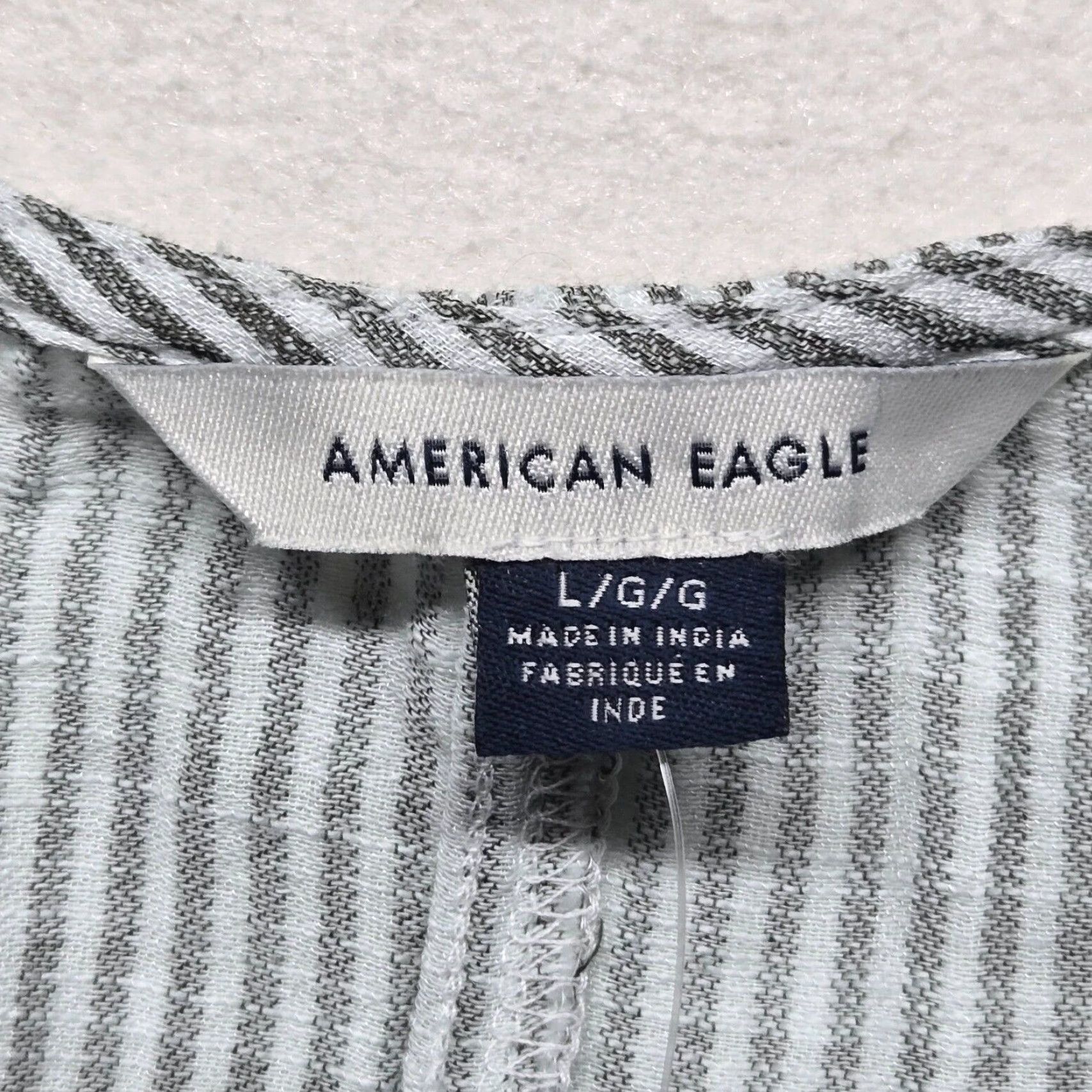 American Eagle Outfitters American Eagle Outfitters Cardigan Women L Gray Sleeveless Lightweight Open Front Knit 90s Bohemian Casual Size L / US 10 / IT 46 - 3 Thumbnail