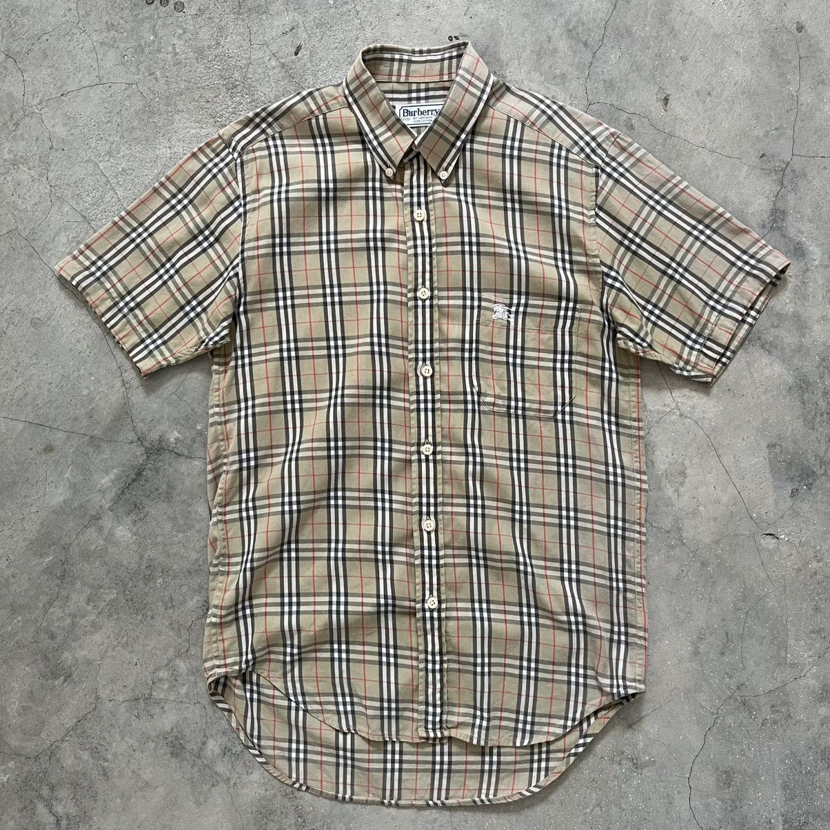 Burberry 90s Jacquard Rayon L/S Shirt 【公式通販】