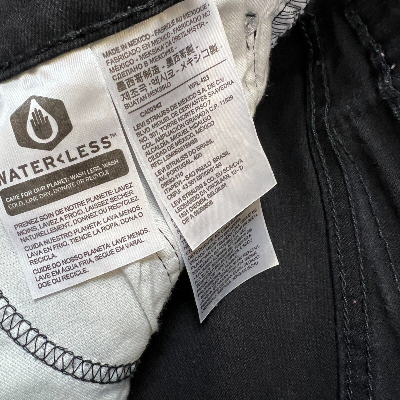 Levi's × Vintage Levi's 502 Jeans 32x28 Regular Taper American Denim Pants Size US 32 / EU 48 - 9 Thumbnail
