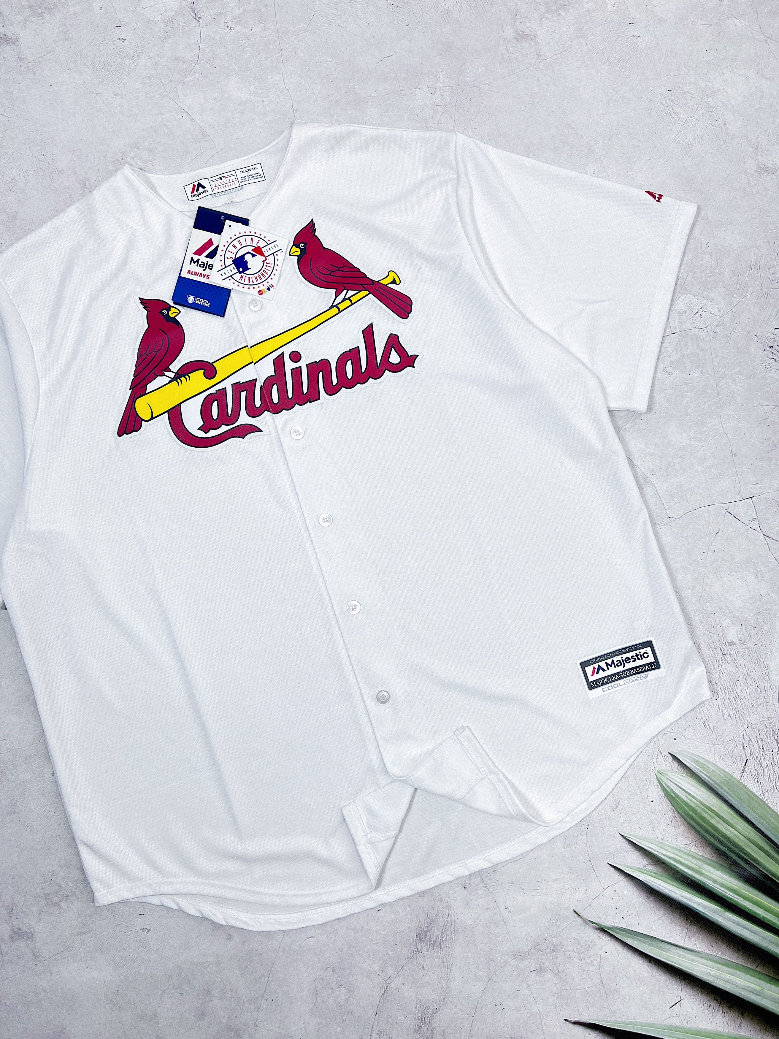 MLB × Majestic St Louis Cardinals Baseball Jersey Majestic Coolbase MLB Size US XXL / EU 58 / 5 - 4 Thumbnail