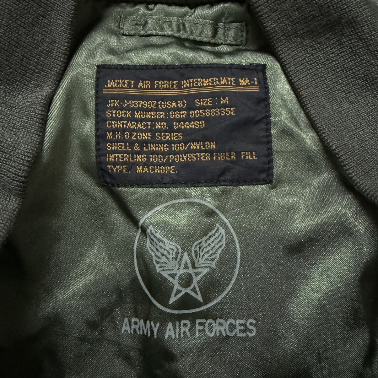 Alpha Industries Vintage Machope Ma1 Army Air Force Bomber Jacket Size US XL / EU 56 / 4 - 8 Thumbnail