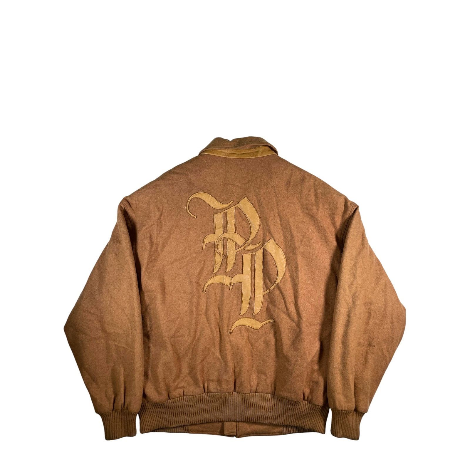 Pelle Pelle Pelle Pelle Tan Varsity Jacket Size US XL / EU 56 / 4 - 2 Thumbnail