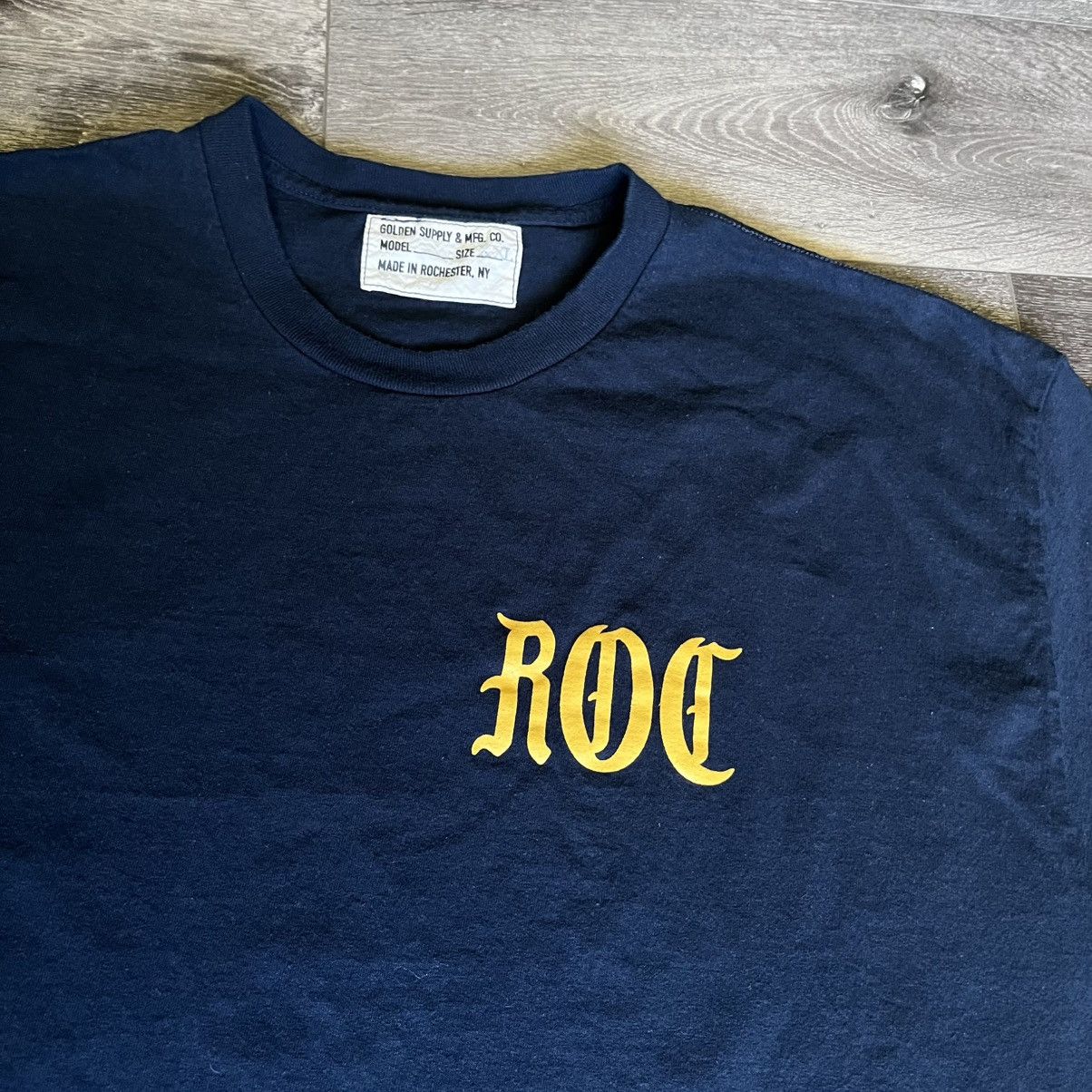 Vintage Vintage Style Golden Supply & Mfg Co. Rochester NY Logo Tee Size US XXL / EU 58 / 5 - 3 Thumbnail