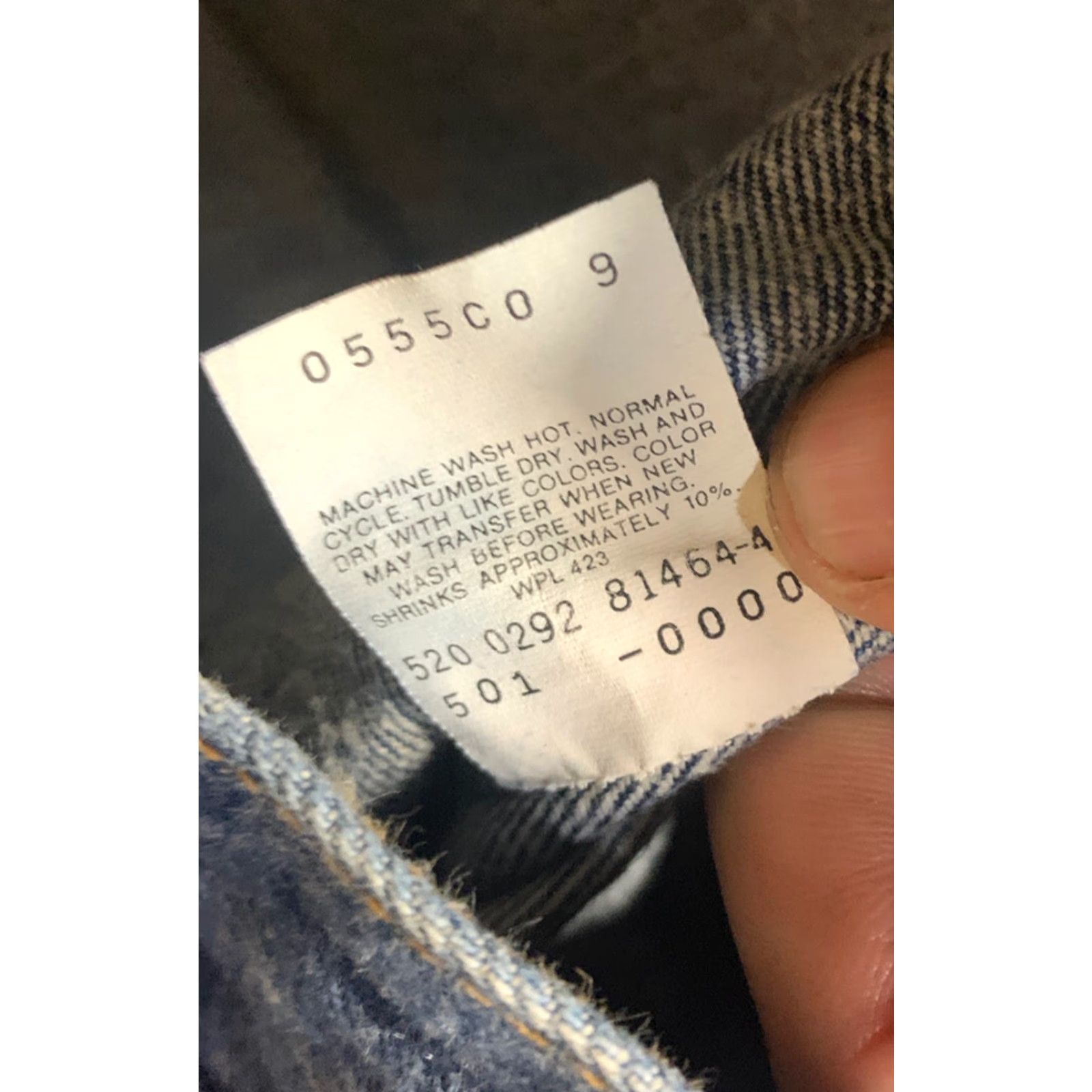 Levi's VINTAGE Levi's 501xx Button Fly Straight Jeans Men's Size 28 X 32 Dark Blue Size US 28 / EU 44 - 4 Thumbnail