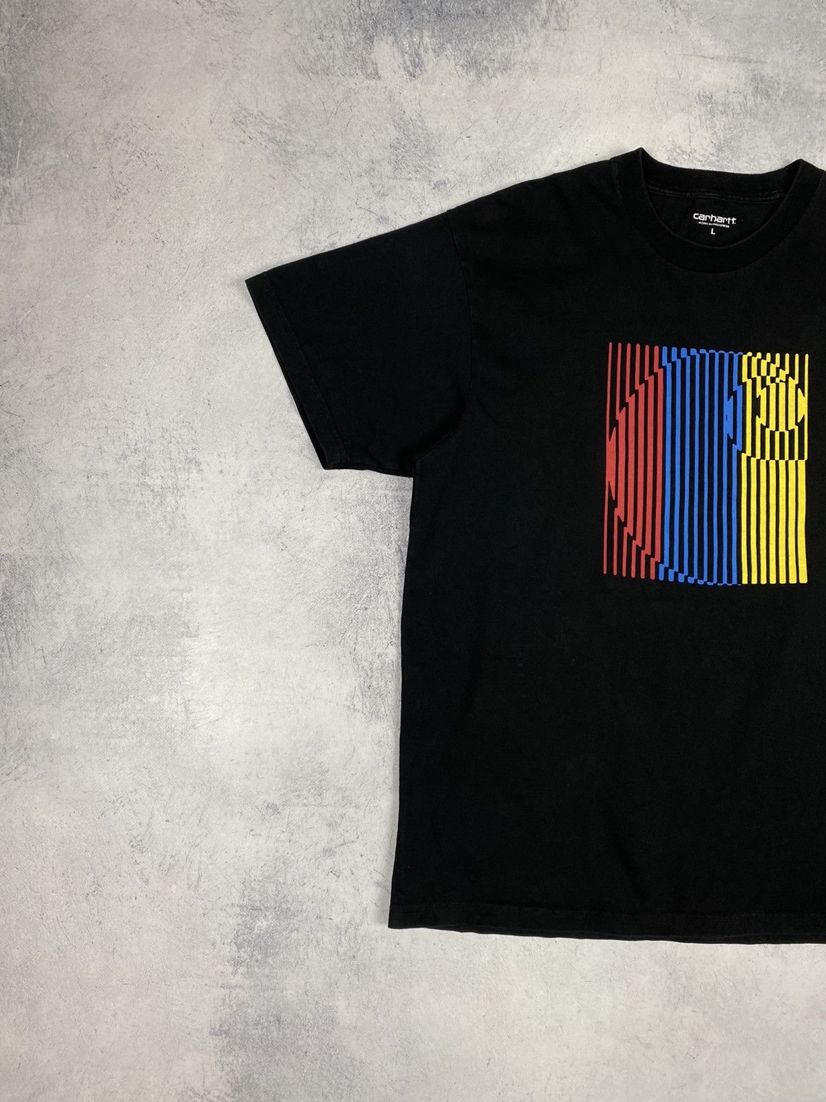 Carhartt Wip Carhartt Wip Big Logo Streetwear Tee T Shirt Mens Size L Size US L / EU 52-54 / 3 - 3 Thumbnail