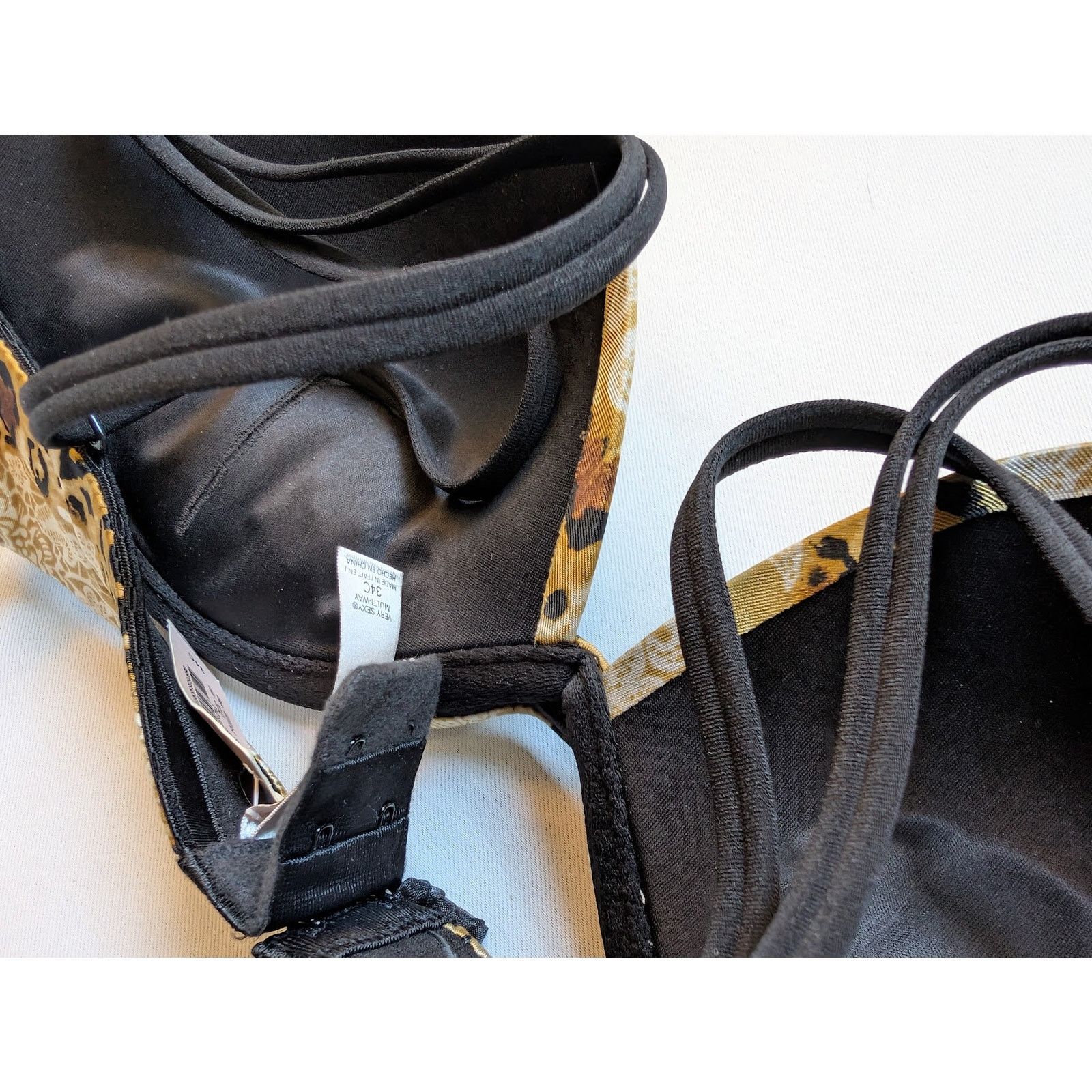 Victoria's Secret NWT Victoria’s Secret Bra 34C Leopard Lace Push-Up Size XXS / US 00 / IT 34 - 3 Thumbnail