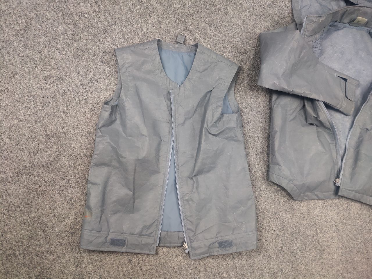 Nike Rare Vintage 00's Nike polyurethane Hooded Zip Jacket + Vest Size S / US 4 / IT 40 - 6 Thumbnail