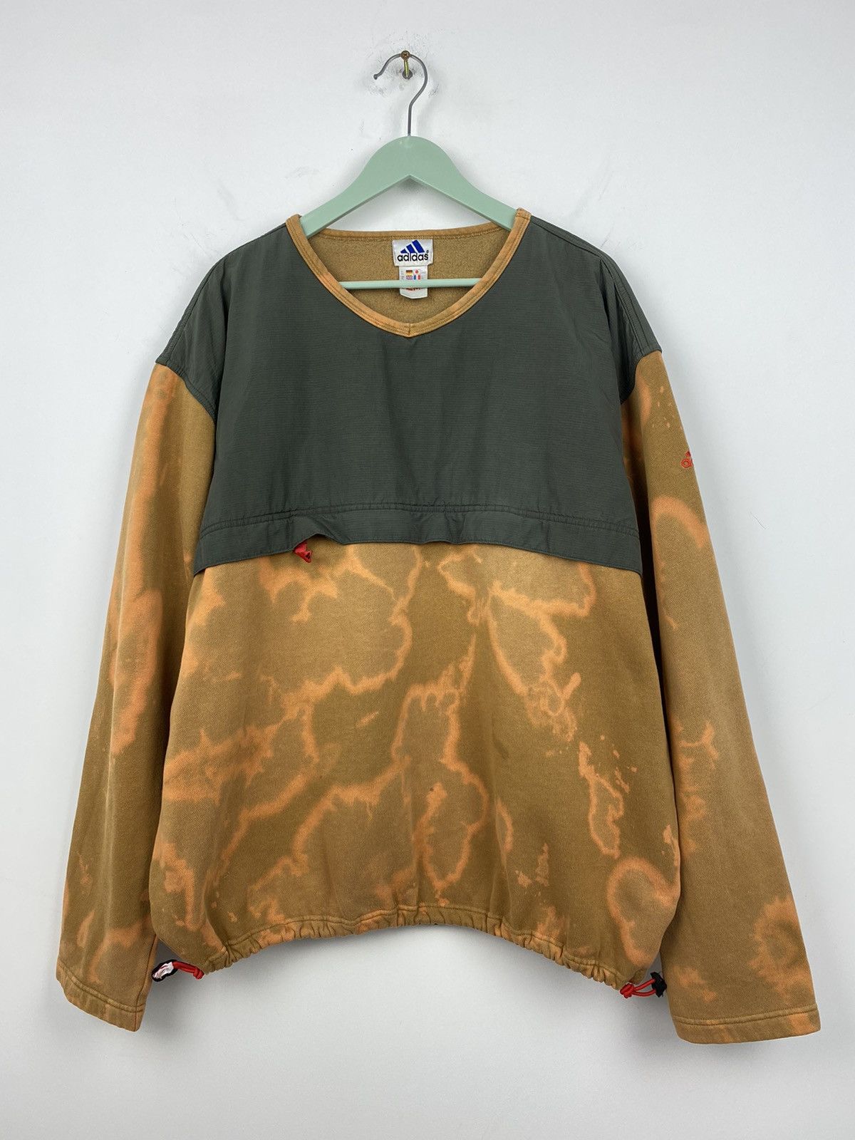 Vintage Vintage Y2K Adidas Custom V Neck Sweatshirt Ed Hardy Nike Size US XL / EU 56 / 4 - 1 Thumbnail