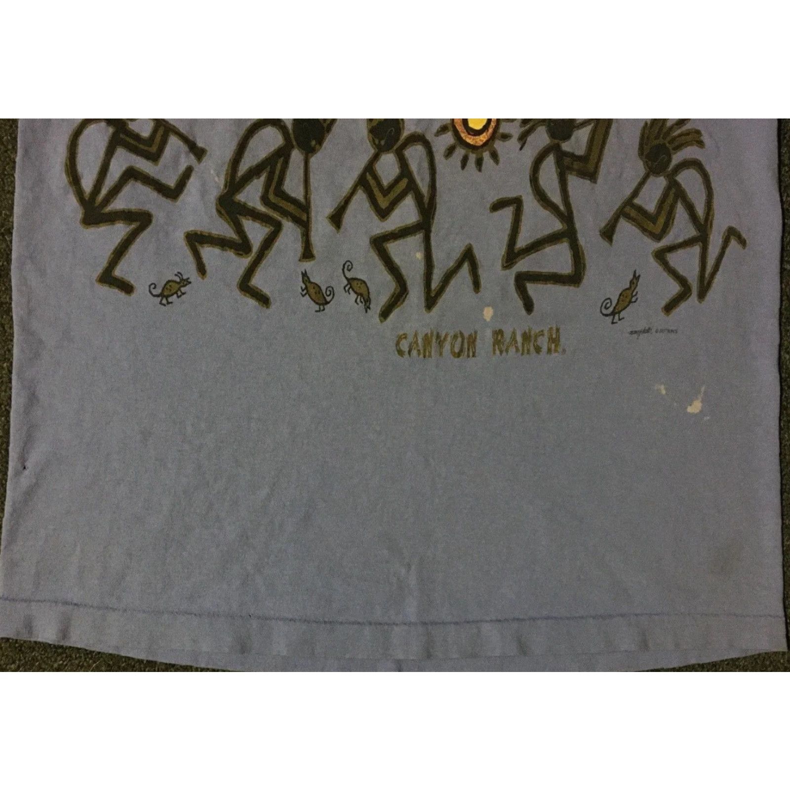 Vintage VINTAGE Canyon Ranch Faded Tribal Art All Over Print Shirt S Purple 90s 80s Grunge Surf USA Mens Size US S / EU 44-46 / 1 - 5 Thumbnail