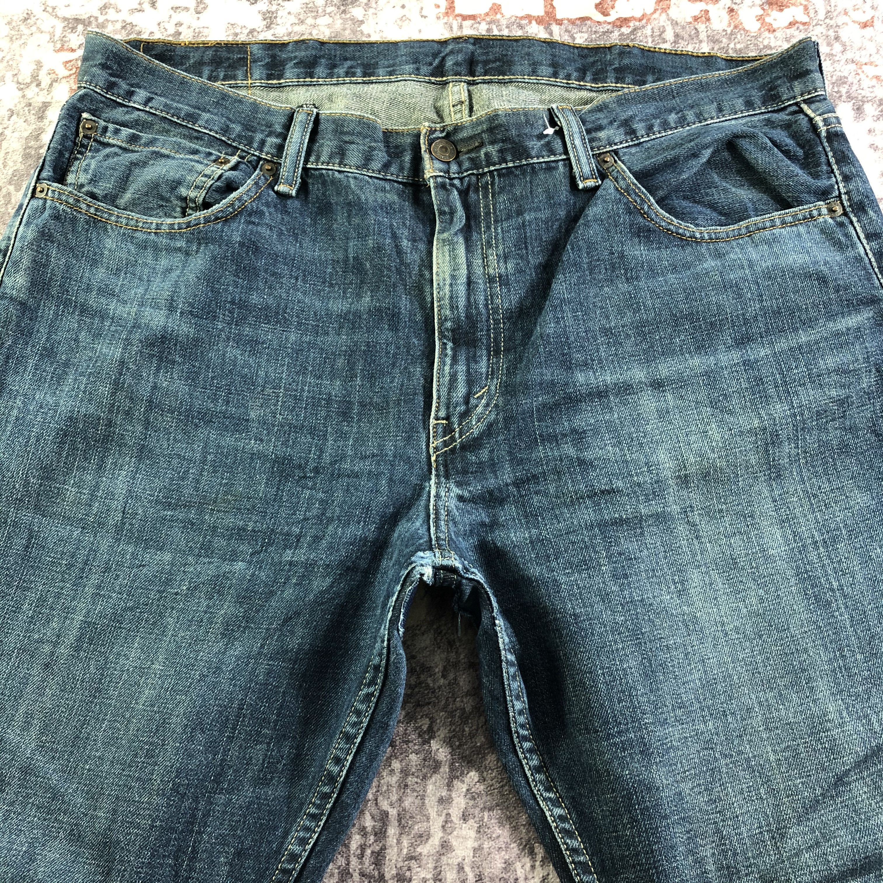Levi's × Vintage Vintage Blue Wash Levis 527 Flare Jeans-JM3485 Size 39" - 3 Thumbnail