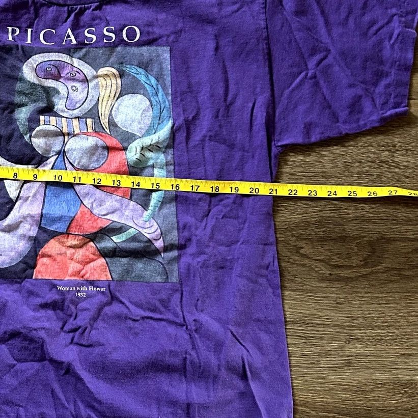 Other Vintage Picasso Woman With Flower Tee Size US XL / EU 56 / 4 - 4 Thumbnail