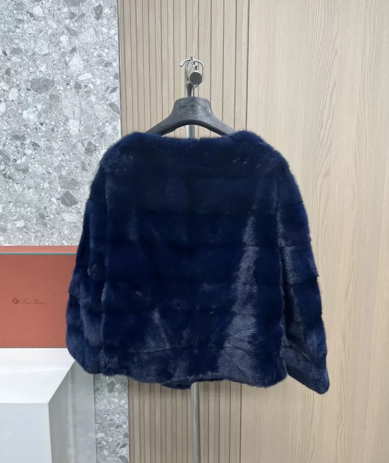 Loro Piana LORO PIANA Lady's mink fur coat Size L / US 10 / IT 46 - 4 Thumbnail