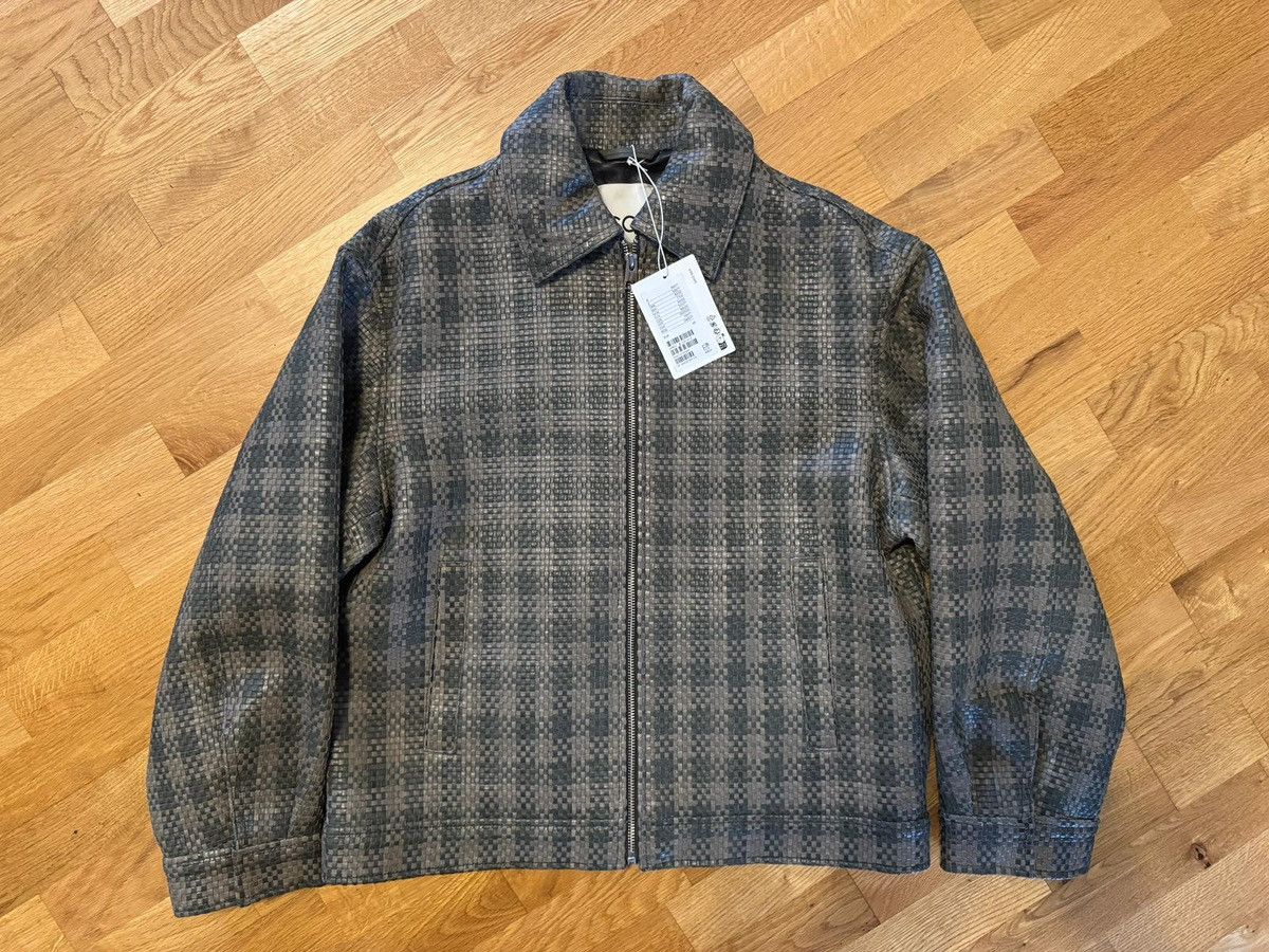Cos COS Checked Woven Leather Besuchen > Jacket | endource Size XXS / US 00 / IT 34 - 2 Thumbnail