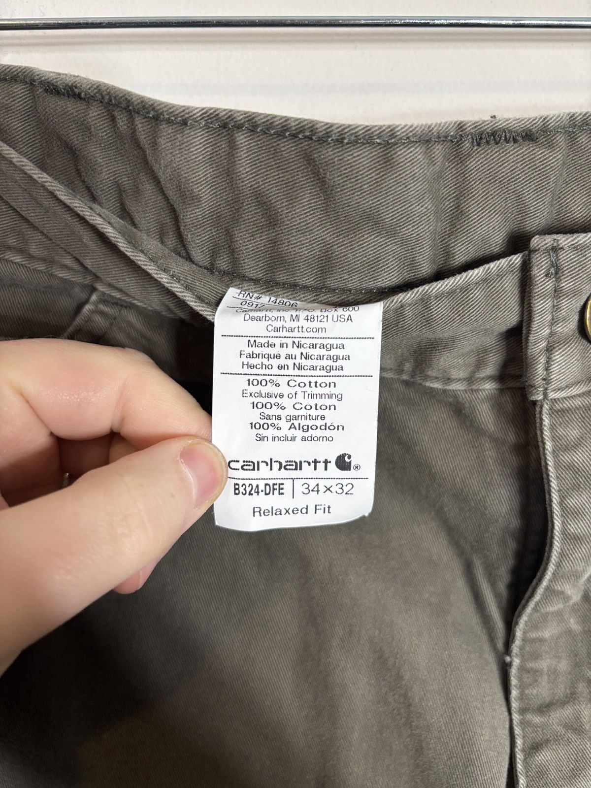 Carhartt Carhartt Relaxed Fit Carpenter Pants 34x31 B324-DFE Workwear Size US 34 / EU 50 - 5 Thumbnail
