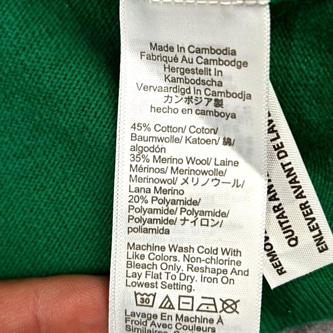 J.Crew J.Crew Sweater Womens S Green Merino Wool Crewneck Knit Pullover Regular Size Small Casual Fall Knitwear New with Tags Size S / US 4 / IT 40 - 3 Thumbnail
