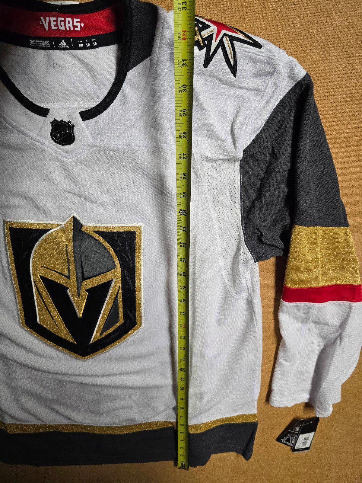 Adidas NEW Vegas Golden Knights NHL Adidas Authentic Jersey Sz 56 Size US XL / EU 56 / 4 - 8 Thumbnail