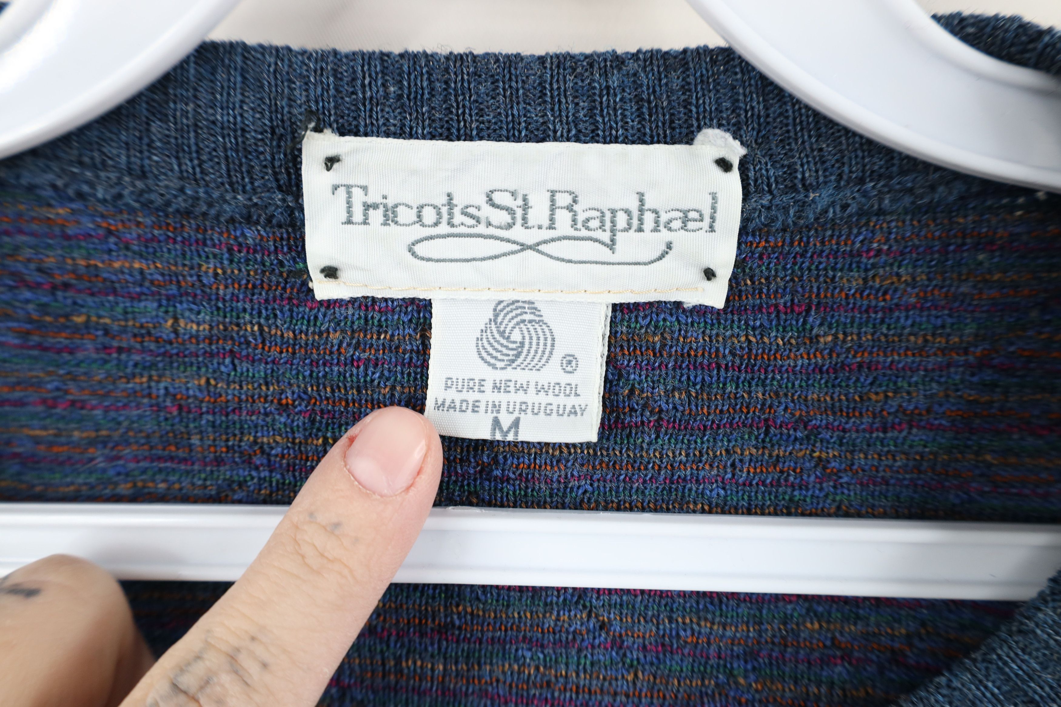 Vintage Vintage 90s Streetwear Hatch Wool Knit Crewneck Sweater Size US M / EU 48-50 / 2 - 4 Thumbnail