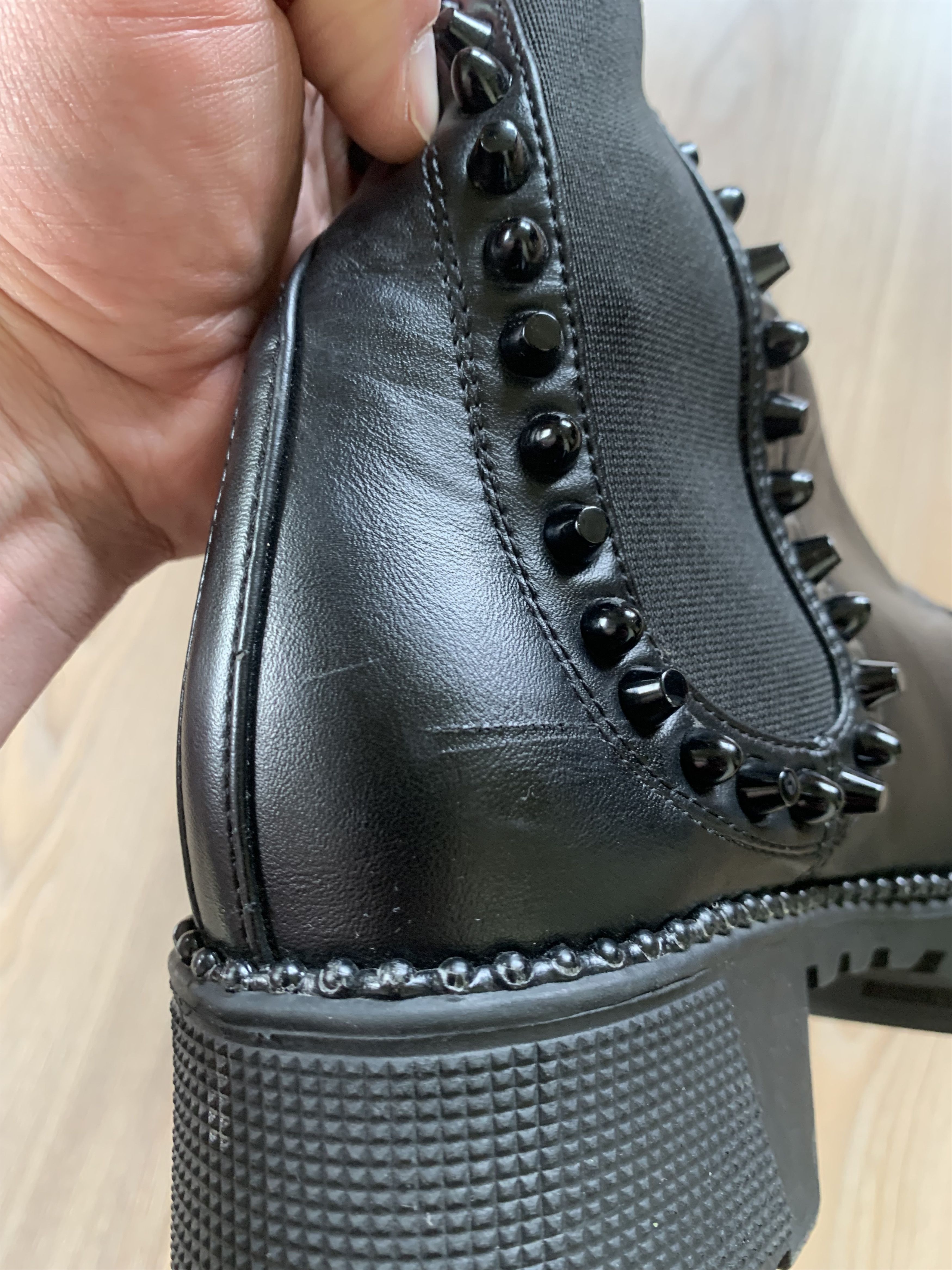Other Womens Spiky Studded Ankle Boots Goth Punk Shoes Size US 8 / IT 38 - 11 Thumbnail