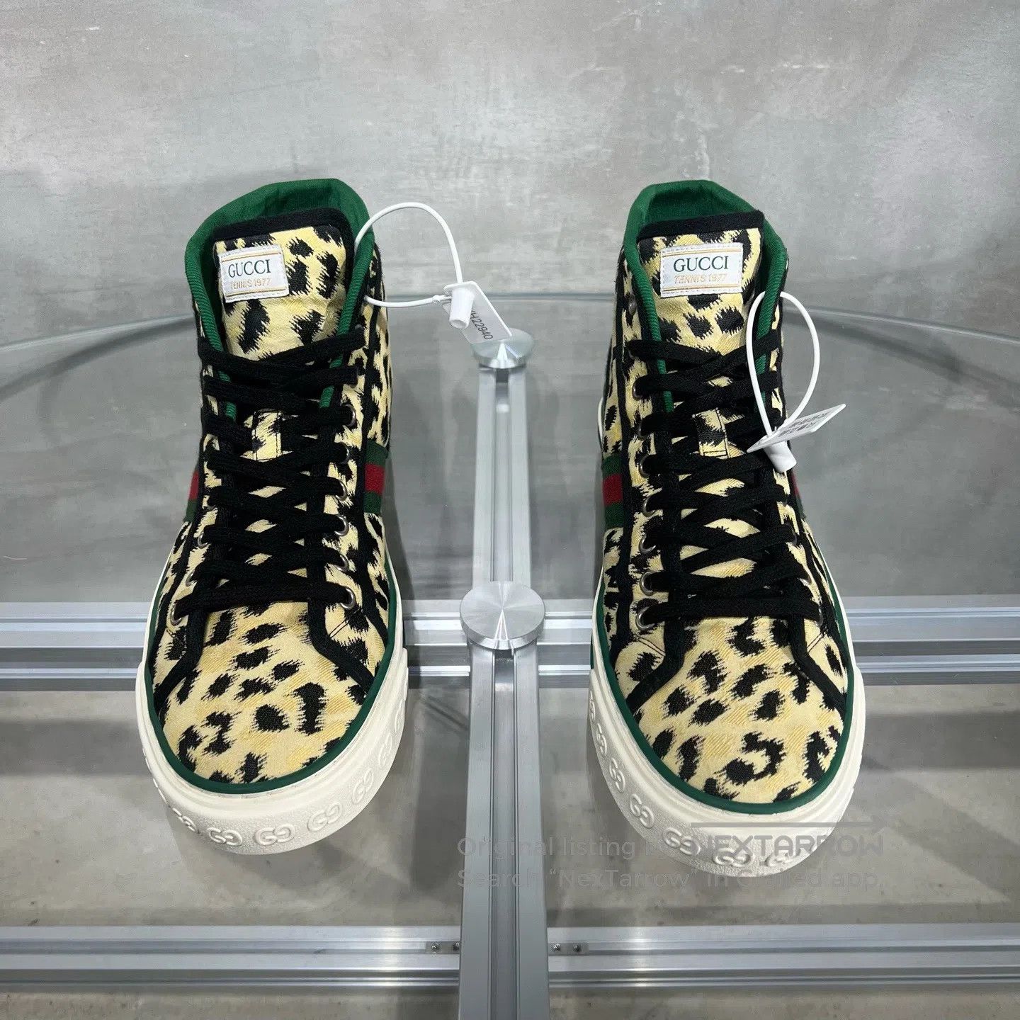 Gucci Guicci Tennis 1977 Leopard Pattern Board Shoes Size US 8.5 / EU 41-42 - 2 Thumbnail