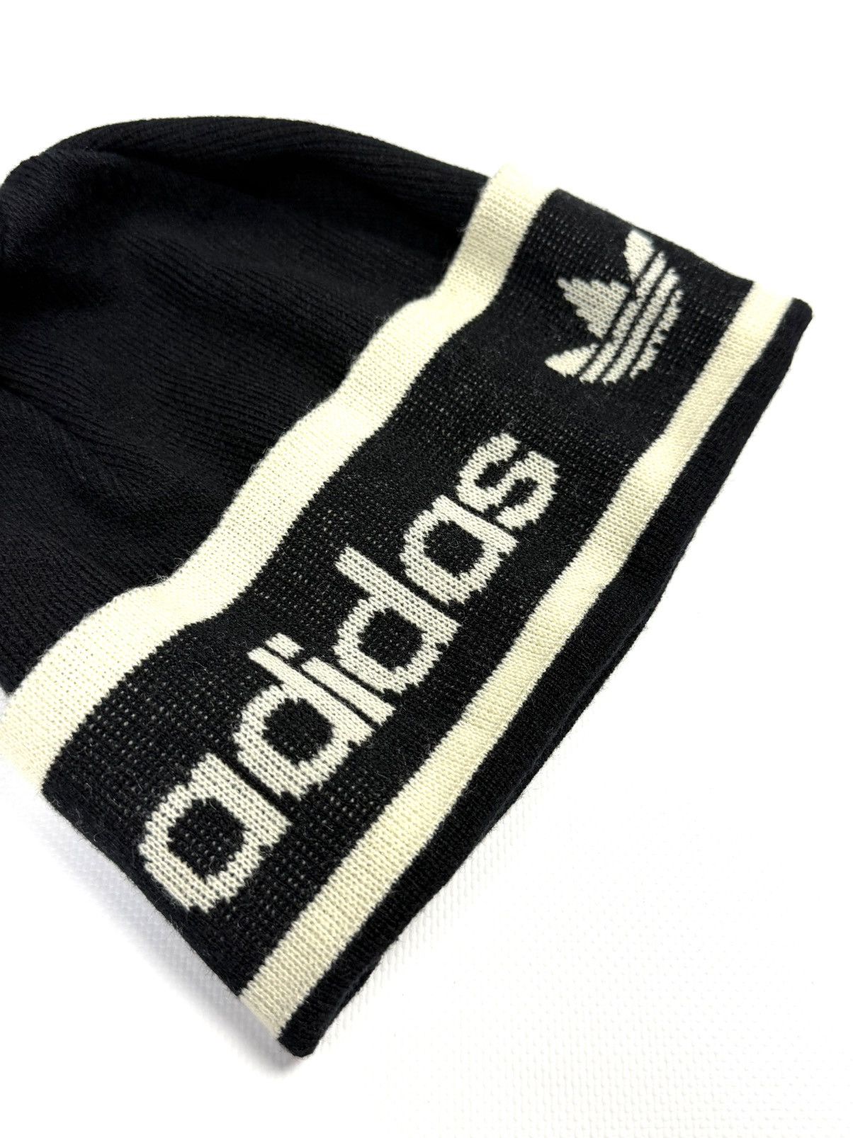 Adidas 70s 80s Adidas West Germany Trefoil Pom Beanie Hat Vintage Size ONE SIZE - 5 Thumbnail