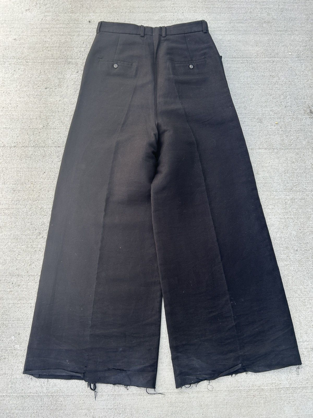 Rick Owens Rick Owens Runway FW19 Larry Moleskin Suede Patch Pants Size US 34 / EU 50 - 2 Thumbnail