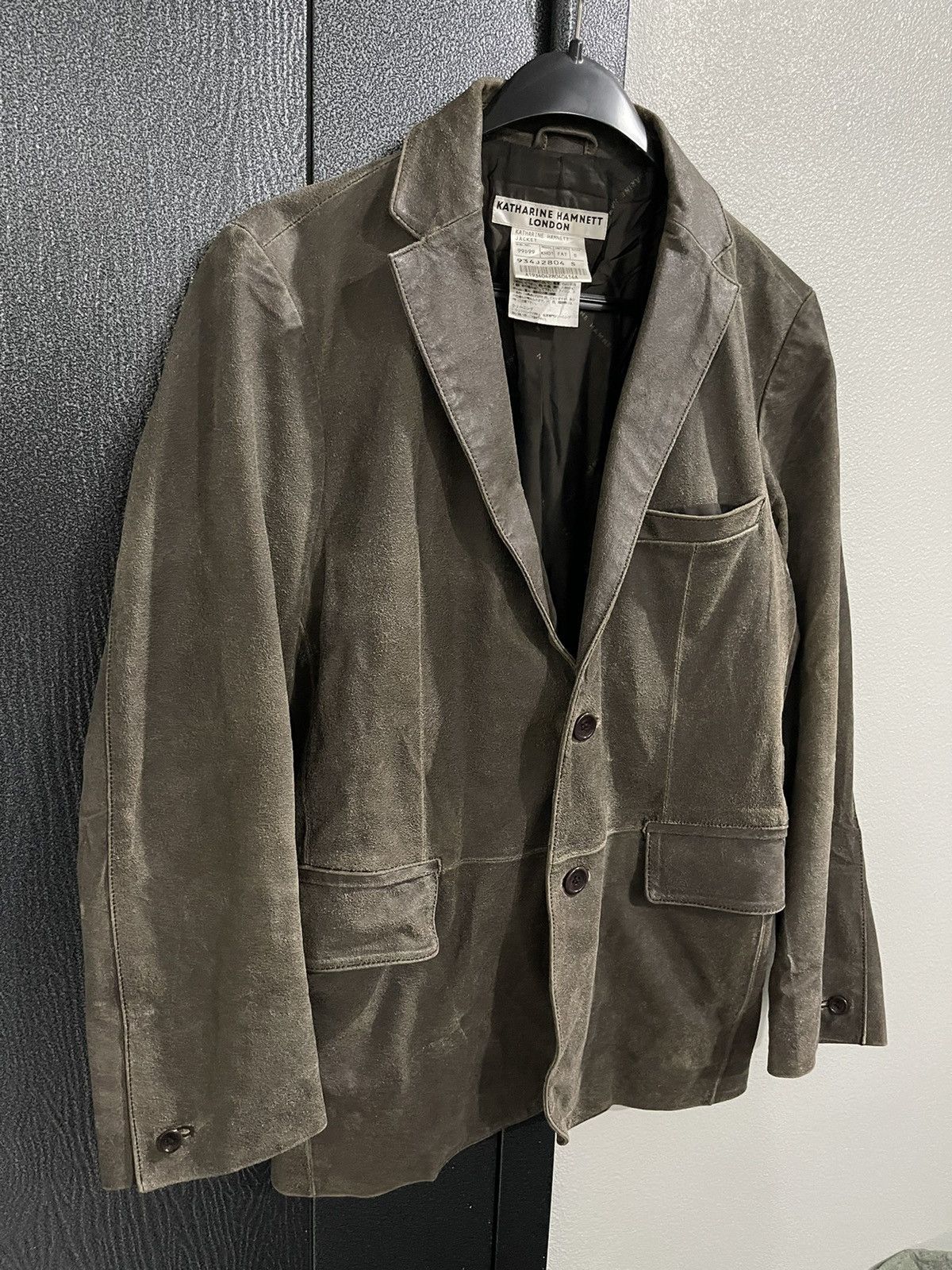 Katharine Hamnett London Vintage Katharine Hamnett London Cow Leather Jacket Size US S / EU 44-46 / 1 - 2 Thumbnail