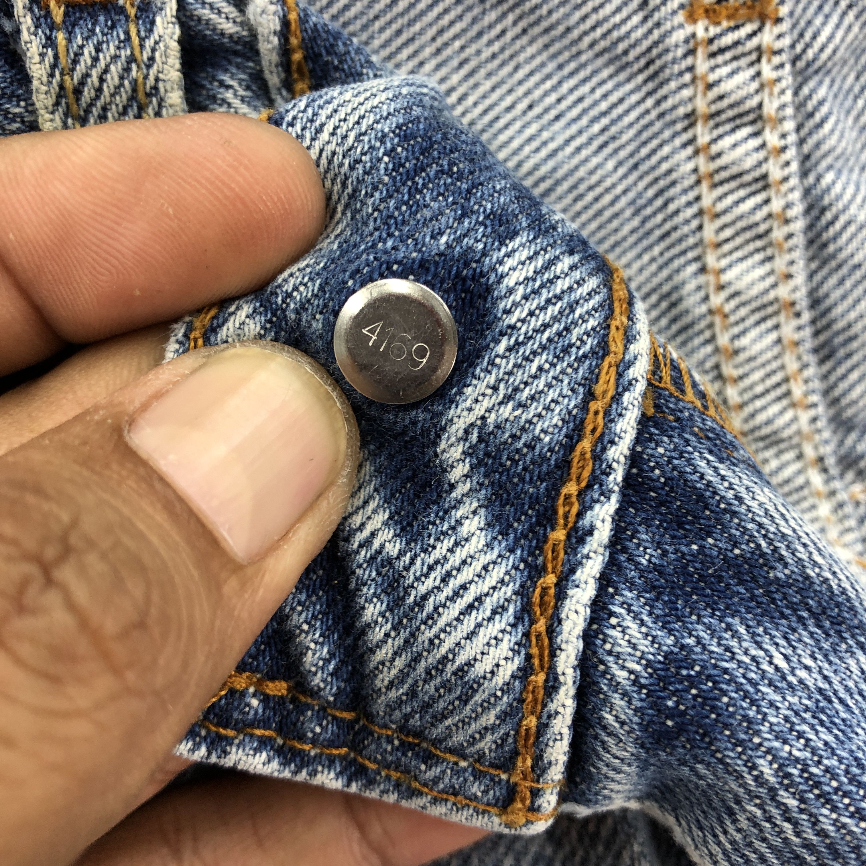 Levi's × Vintage Vintage Dirty Levis Stone Wash Jeans Levi's Faded Denim Size US 28 / EU 44 - 7 Thumbnail