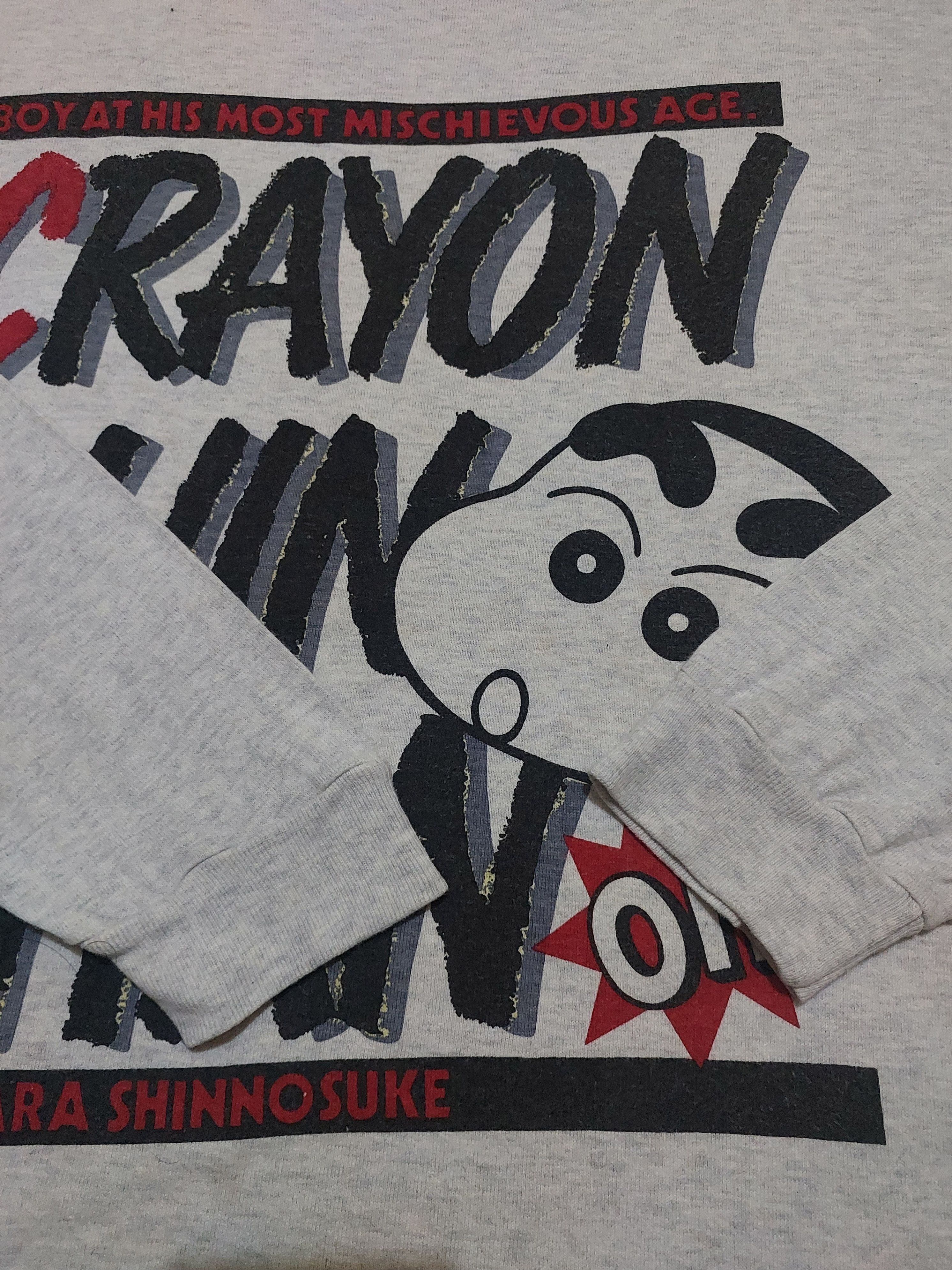 Anime Vintage long sleeve anime/manga Crayon Shin-Chan Size US L / EU 52-54 / 3 - 5 Thumbnail