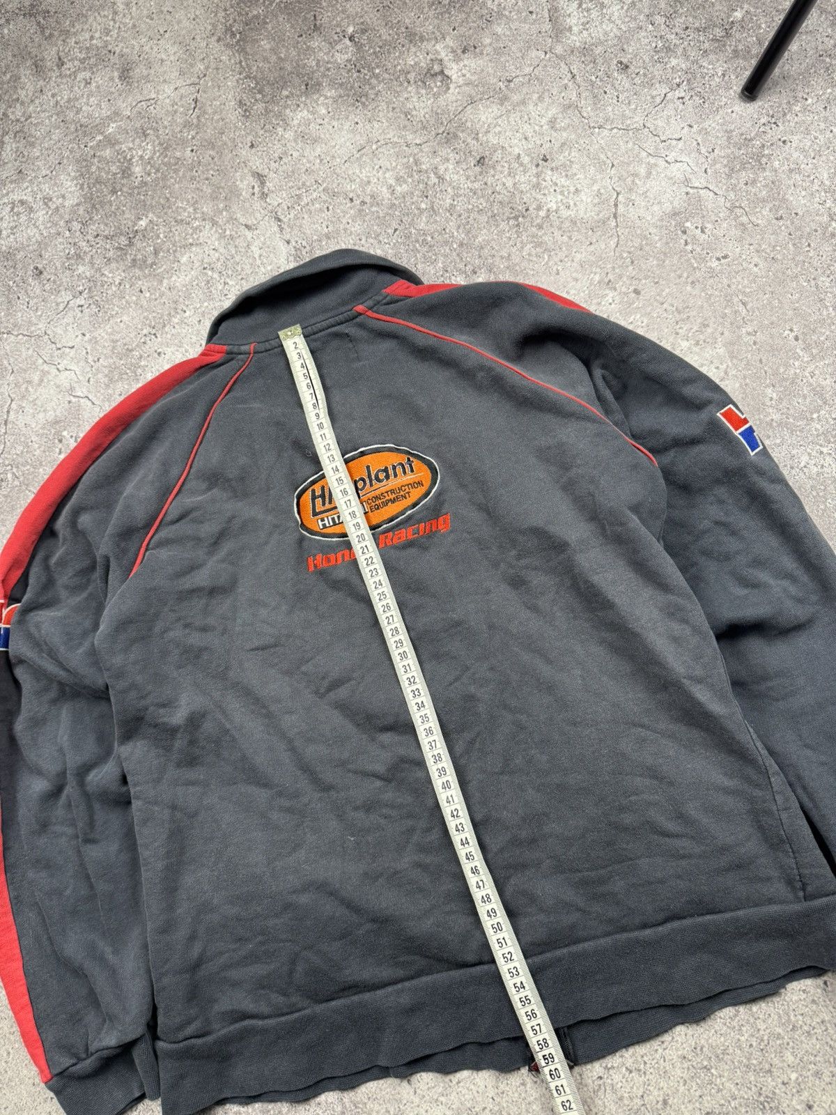 Honda 🔷Vintage Honda Racing Track Zip Jacket 90s Faded Japanesse🔷 Size US S / EU 44-46 / 1 - 10 Thumbnail