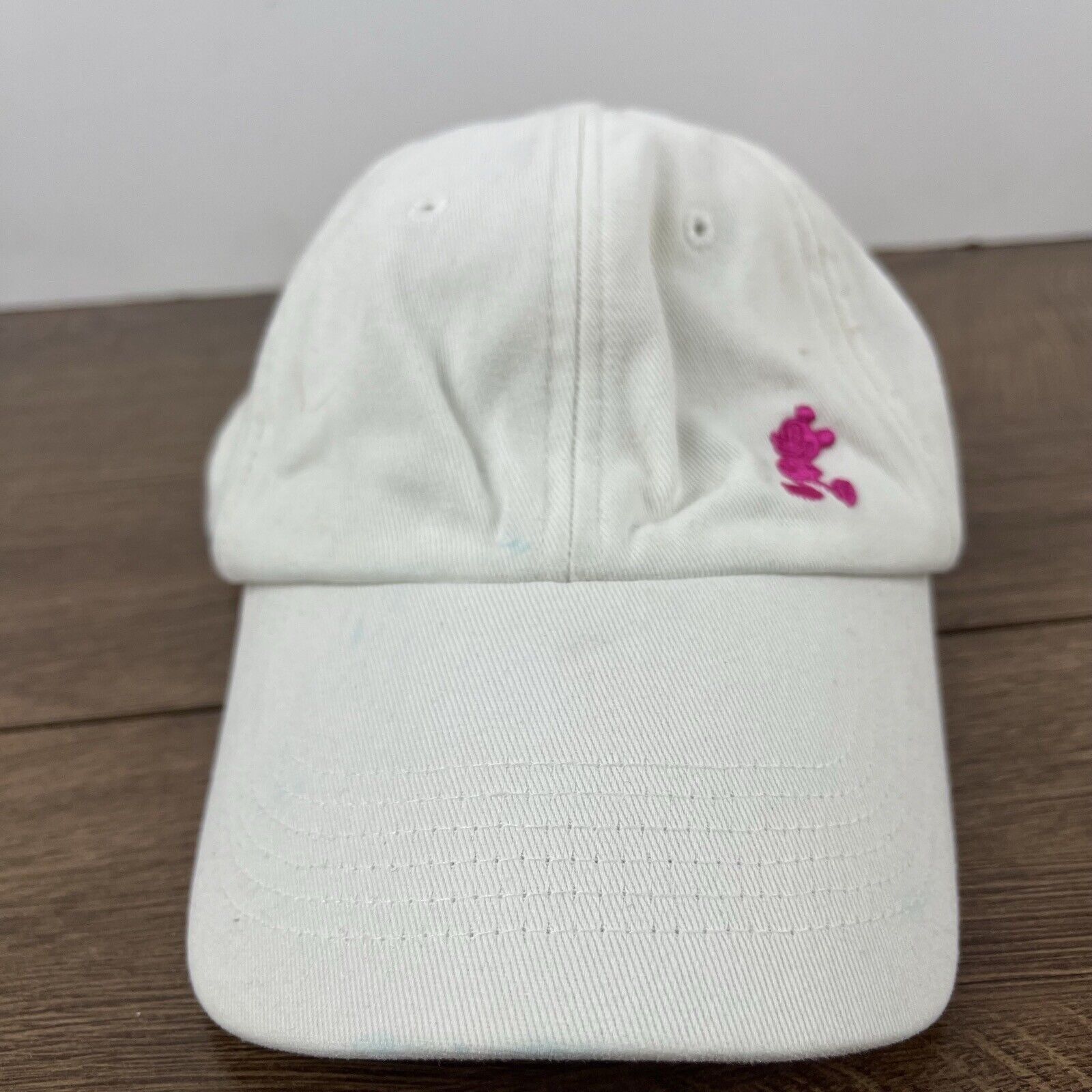 Other Mickey Mouse White Hat Mickey Mouse White Adjustable Hat Whi Size ONE SIZE - 4 Thumbnail