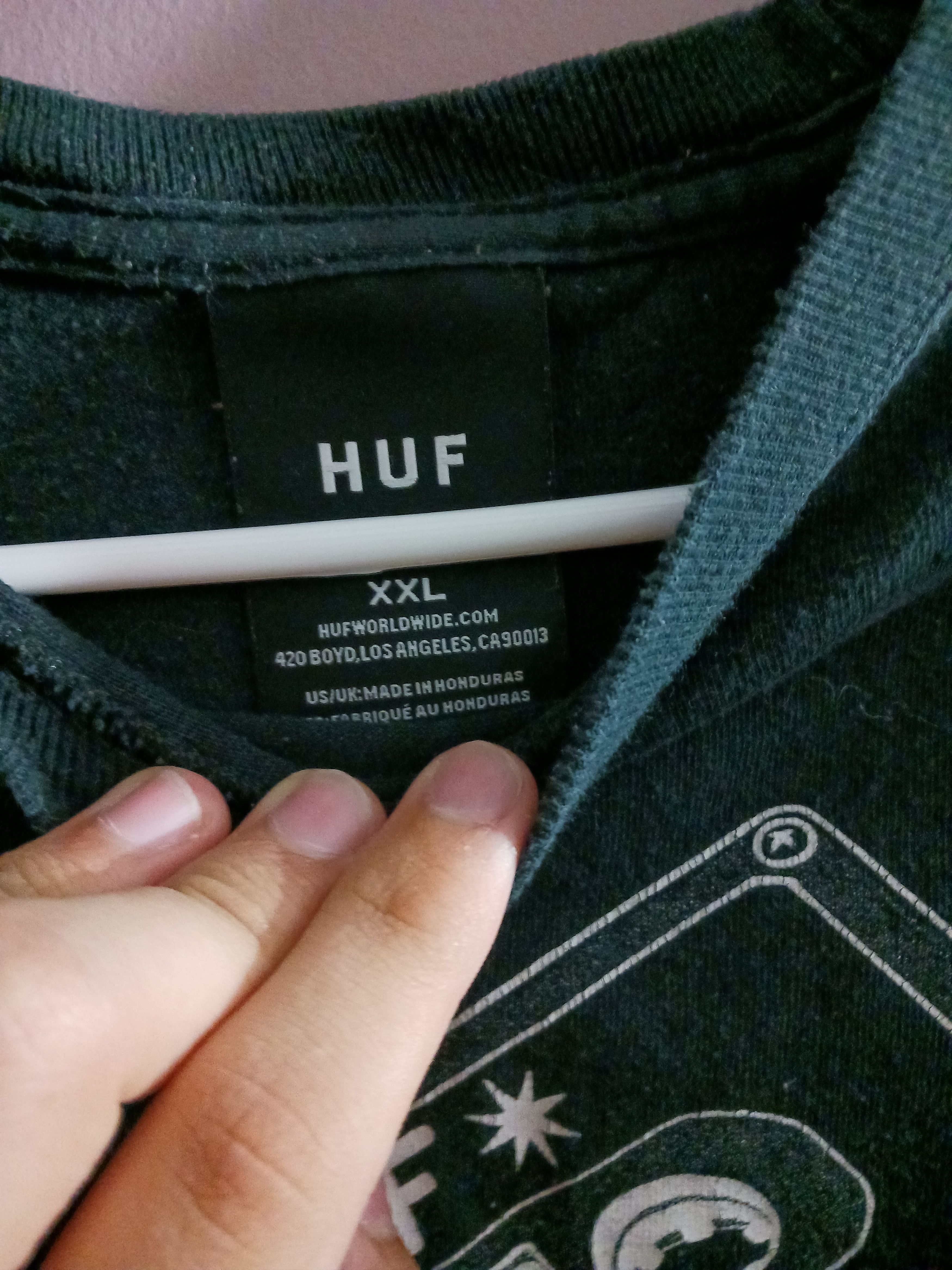 Huf Huf cassette t-shirt Size US XXL / EU 58 / 5 - 3 Thumbnail