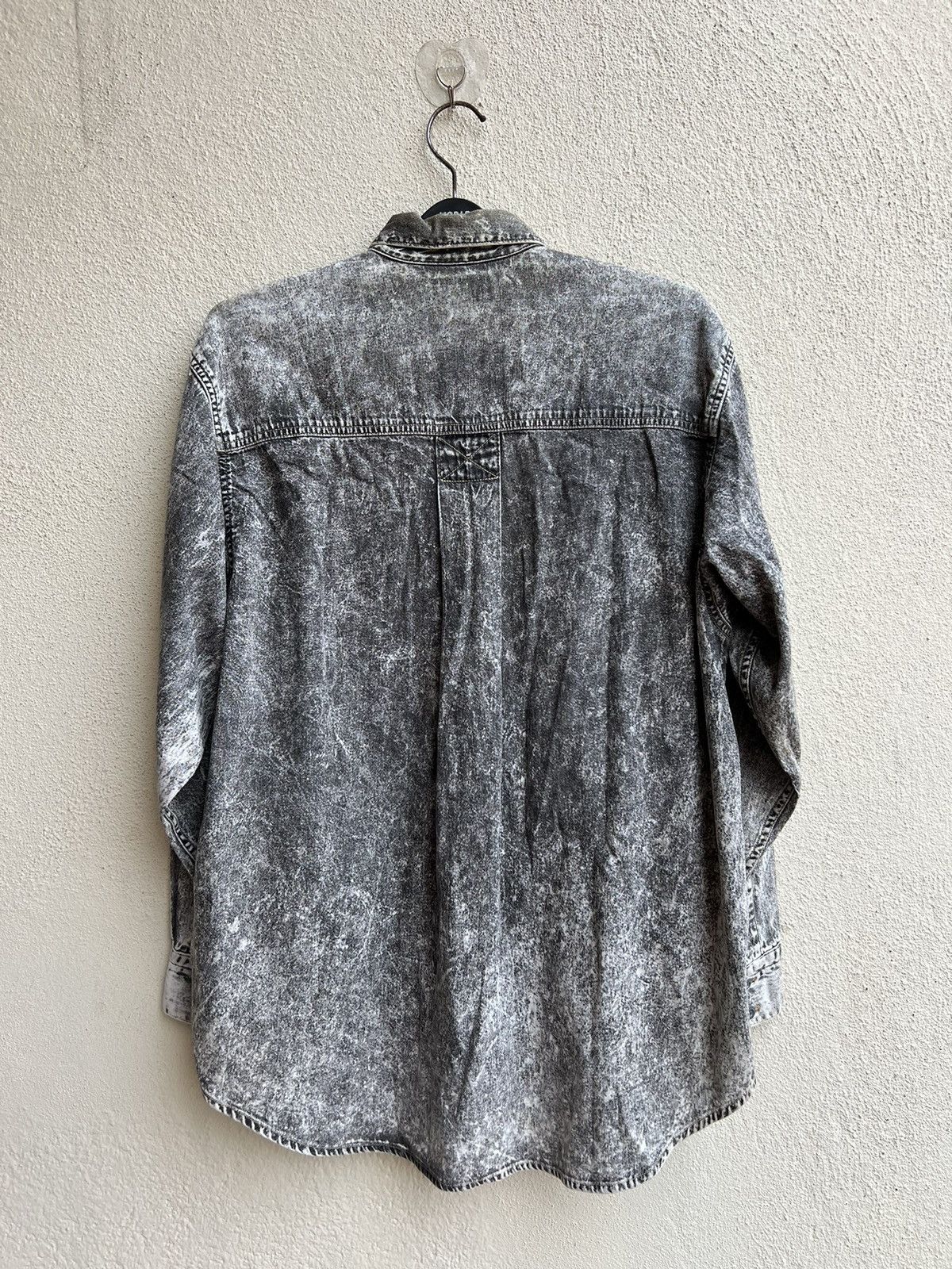 Edwin Vintage Edwin Japan Acid Washed Double Pocket Oversize Shirt Size US M / EU 48-50 / 2 - 24 Thumbnail