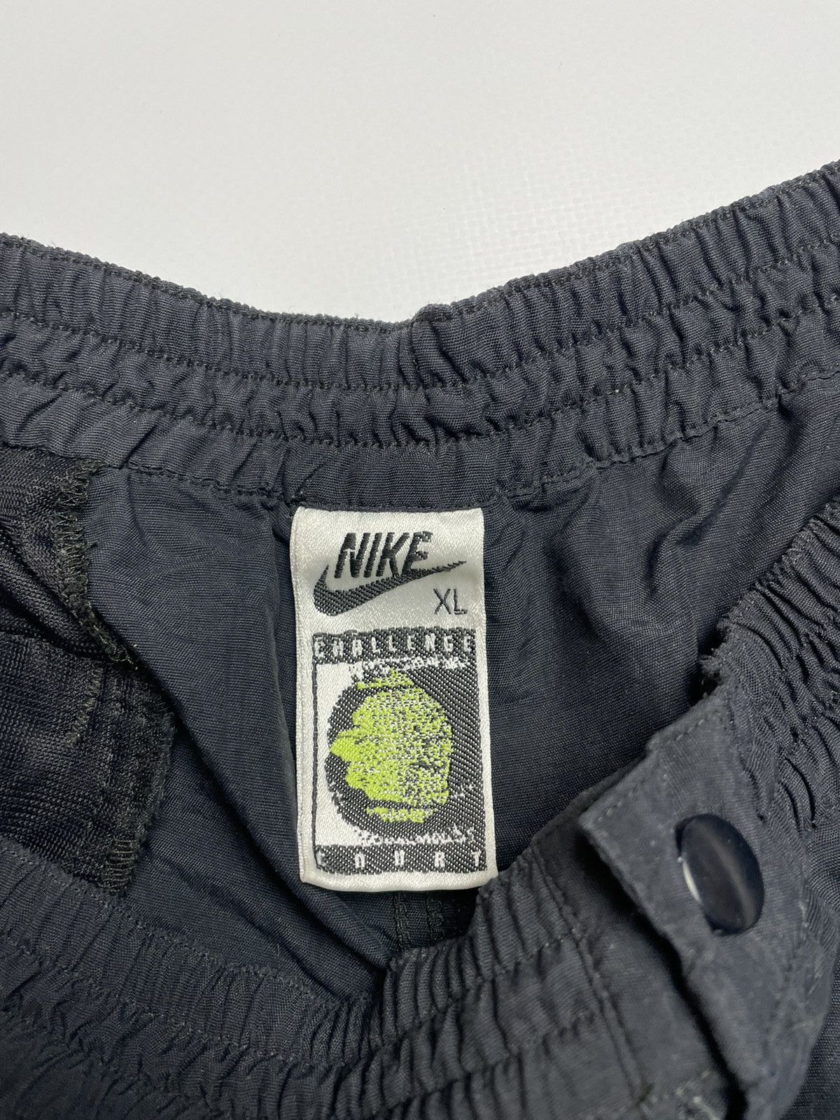 Nike × Vintage Rare Nike Challenge Court Andre Agassi Shorts Black Size US 34 / EU 50 - 3 Thumbnail