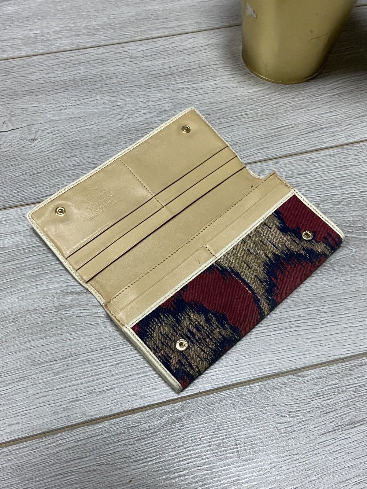 Vivienne Westwood Vivienne Westwood orb leather woven patterns wallet Size ONE SIZE - 10 Thumbnail