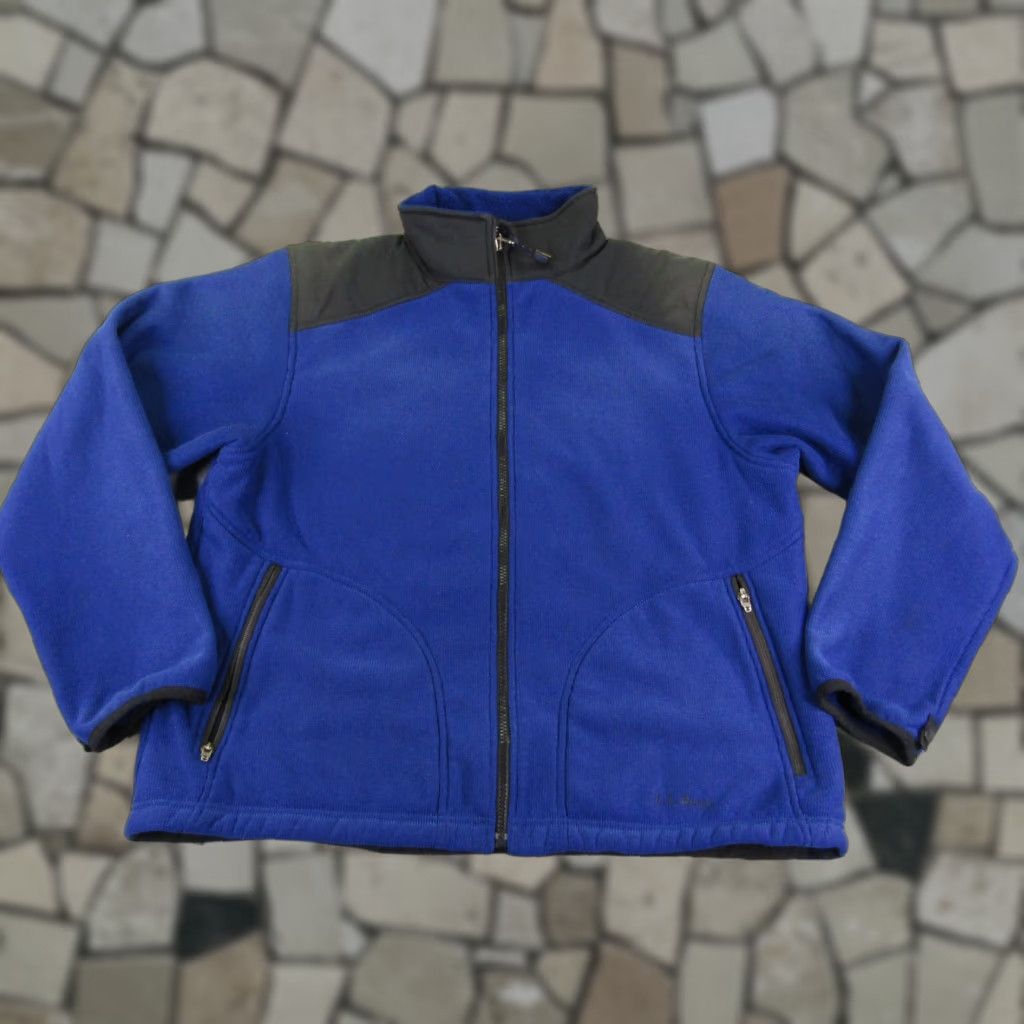 Vintage VINTAGE LL Bean Jacket Womens Large Blue Black Wind Pro Full Zip Sweater Coat Outdoors Size L / US 10 / IT 46 - 1 Thumbnail