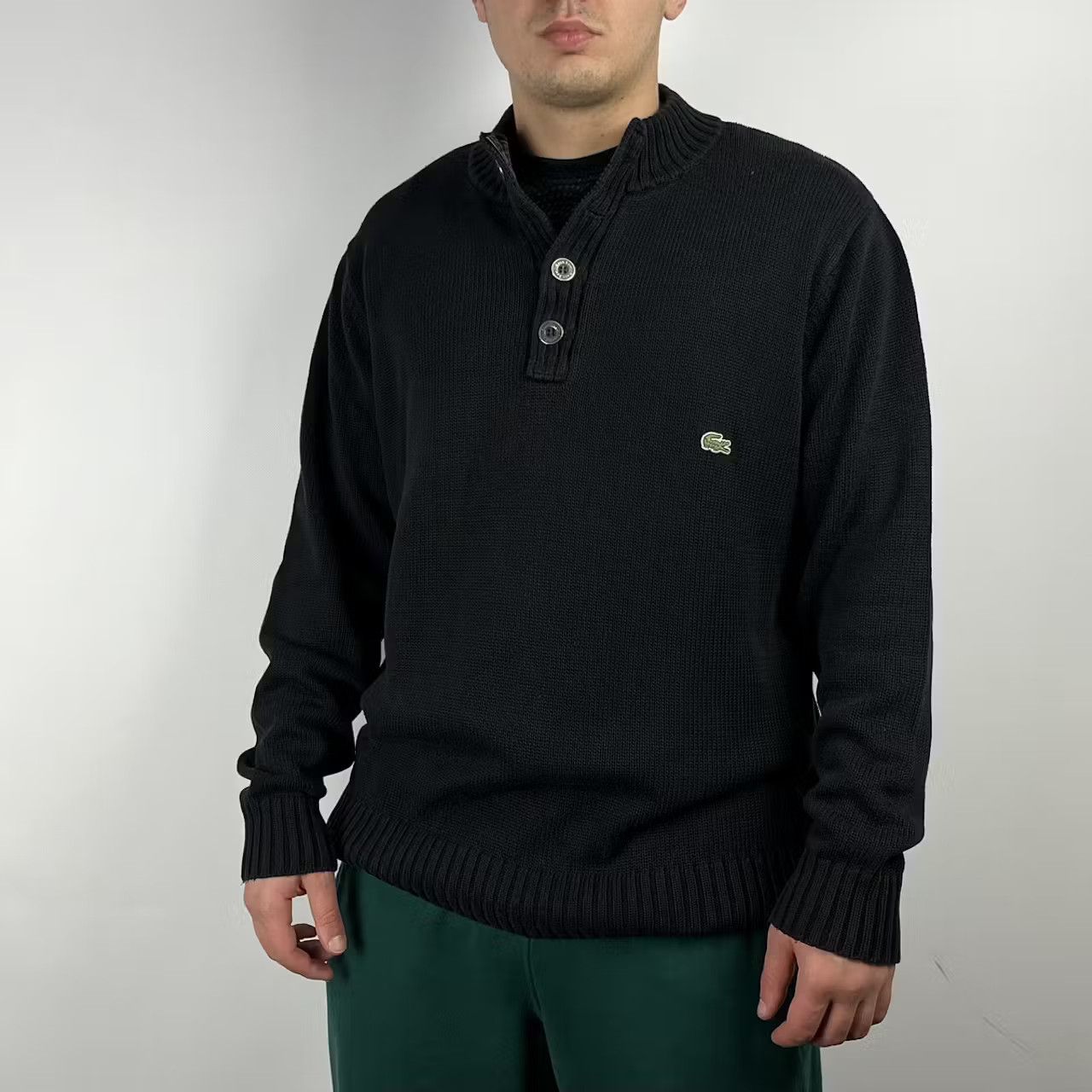 Lacoste Lacoste sweater knit made in france size XLarge Size US XL / EU 56 / 4 - 1 Thumbnail