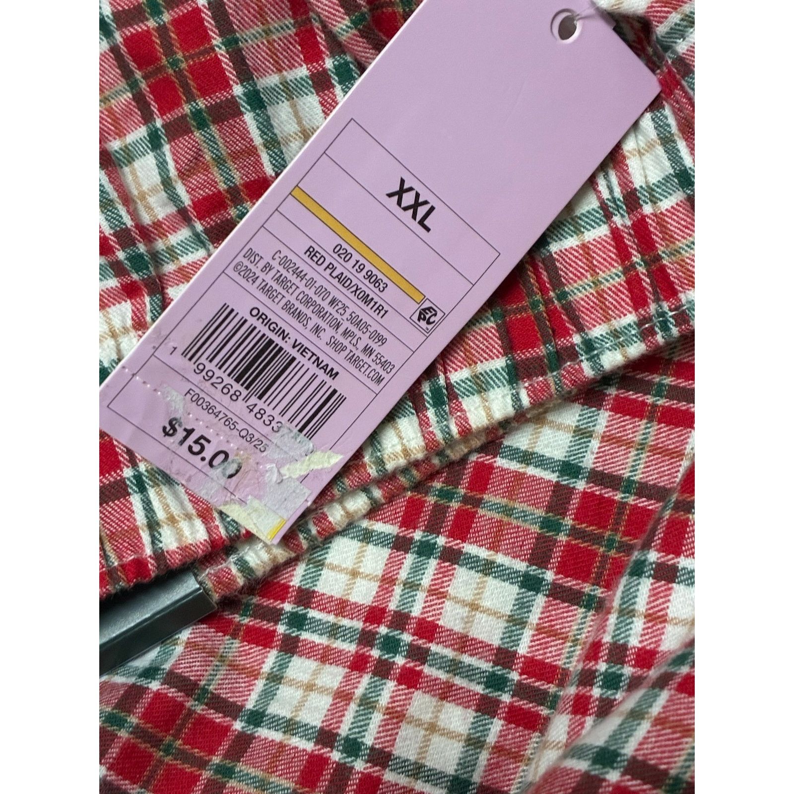 The Unbranded Brand Wild Fable Women's Boxer Pajama Shorts XXL - Red Plaid Size 34" / US 12 / IT 48 - 4 Thumbnail
