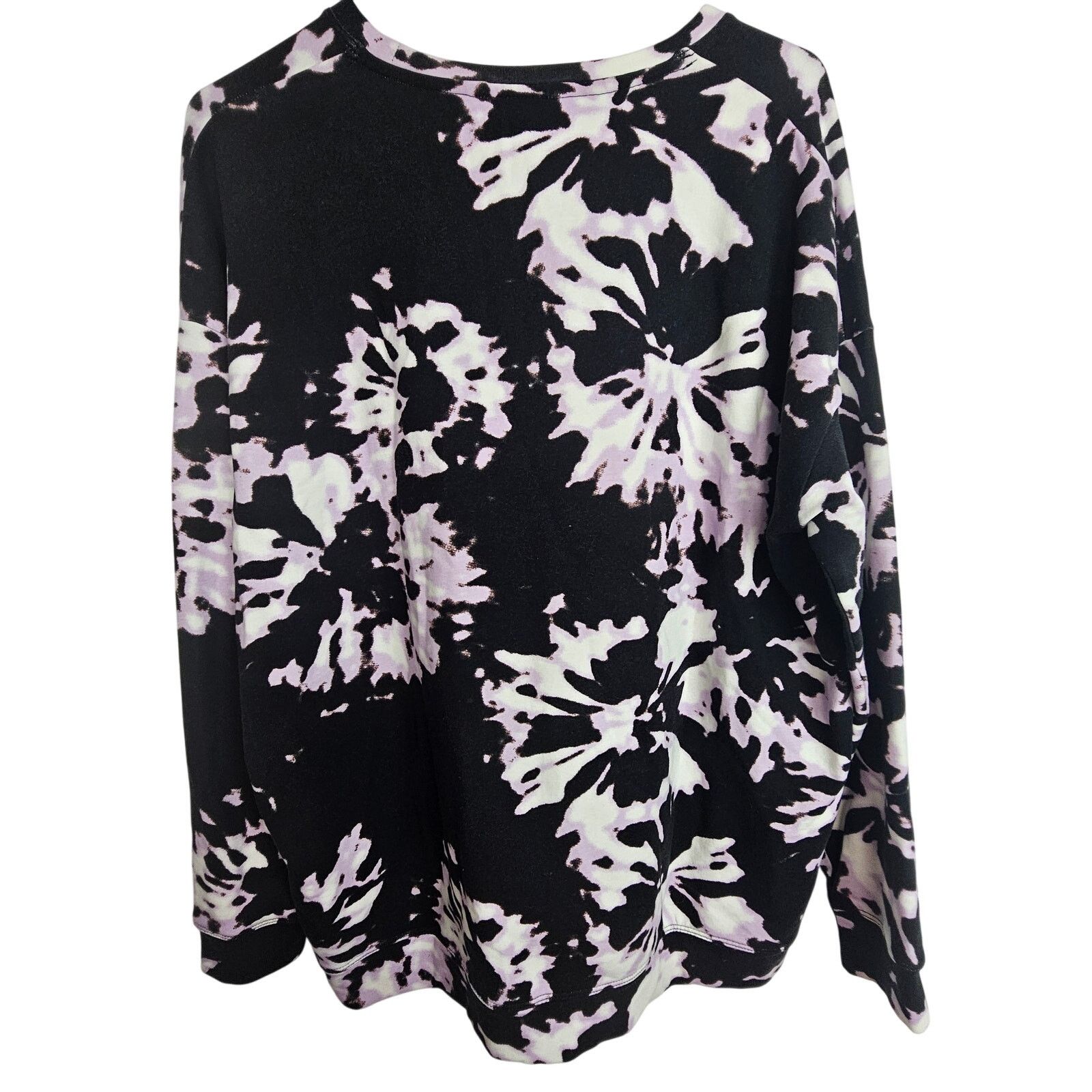 Athleta Athleta Women Balance Printed Willow Elfin Purple Sweatshirt Size M / US 6-8 / IT 42-44 - 10 Thumbnail