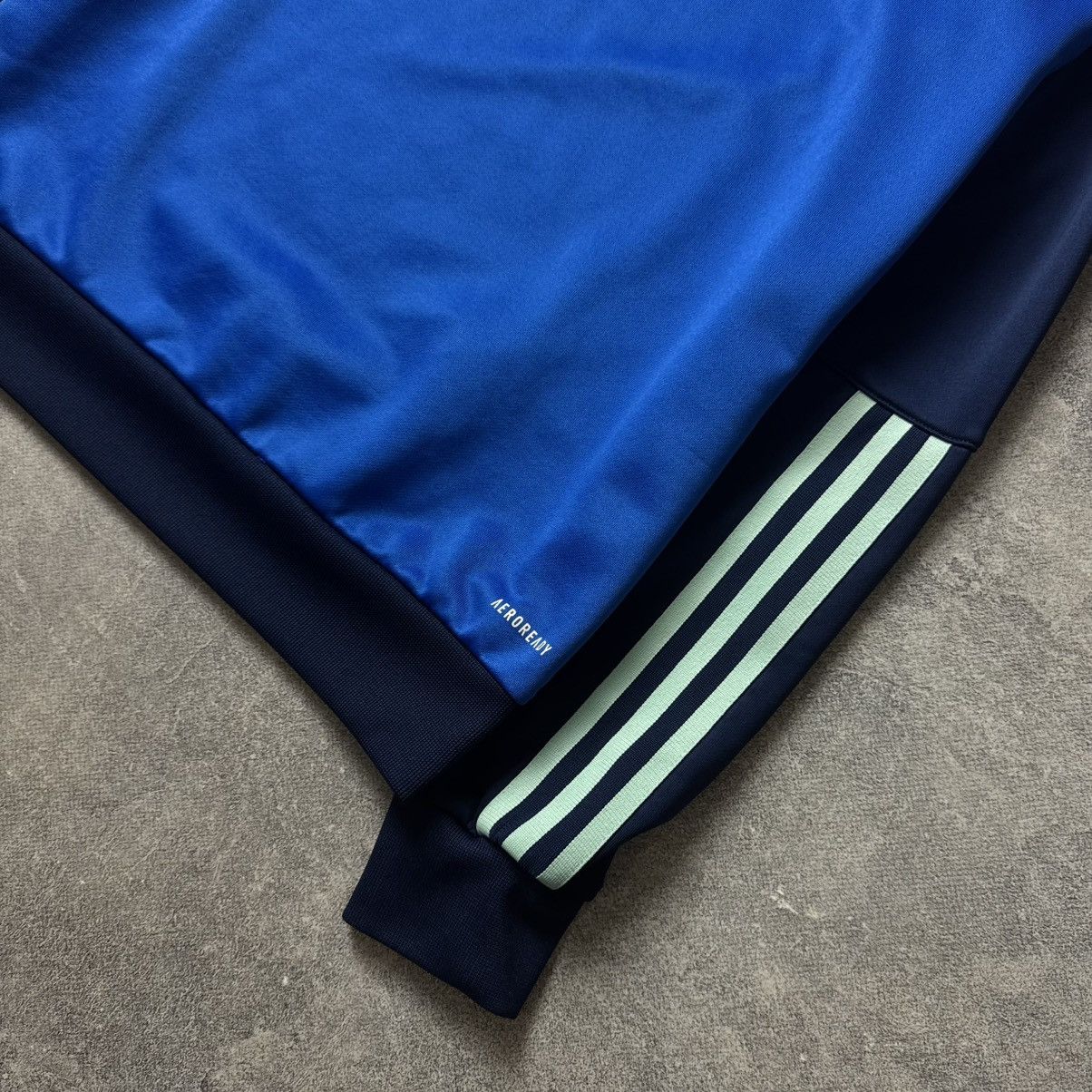 Adidas Adidas Leeds United Y2K Blue Training Hoodie Size US XS / EU 42 / 0 - 3 Thumbnail