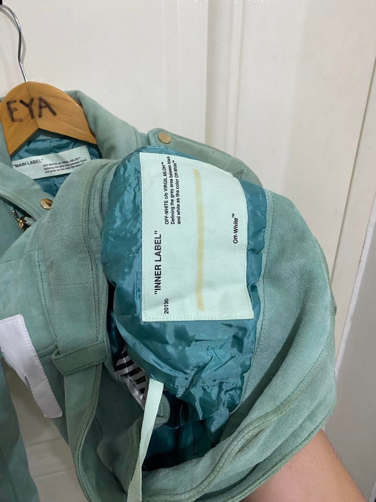 Off-White Off White Biker Leather Jacket Size M / US 6-8 / IT 42-44 - 8 Thumbnail