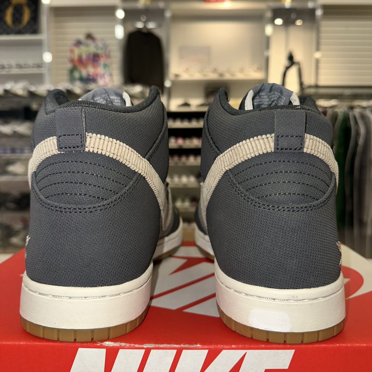 Nike Size 11 - Nike Dunk Comfort Premium Grey - 705433-003 Size US 11 / EU 44 - 4 Thumbnail