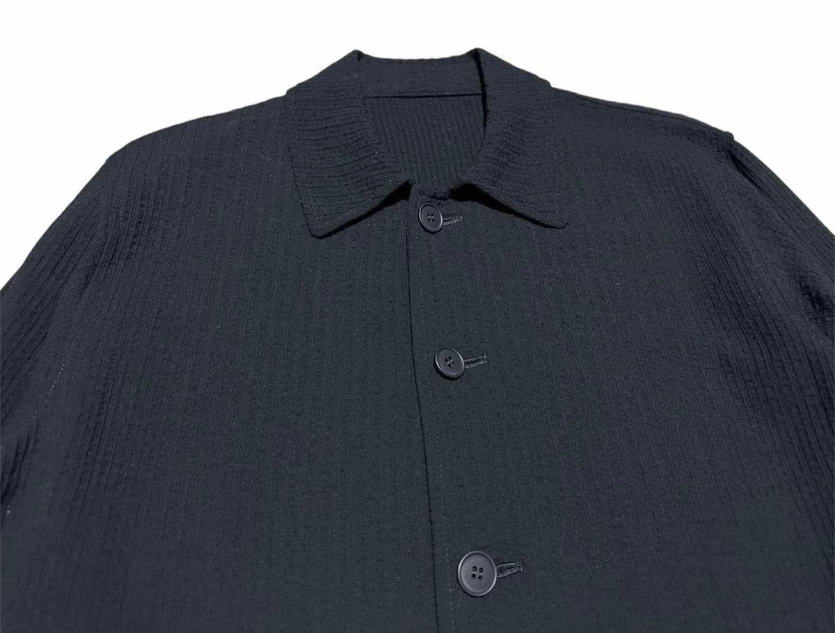 Tete Homme 🔥Rare Vintage Tete Homme By Issey Miyake Pleats Shirt Jacket Size US L / EU 52-54 / 3 - 4 Thumbnail